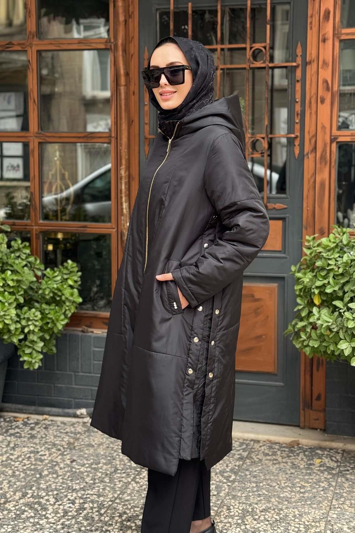 MISS DALIDA-Black Coat - Model T25K-8020 3