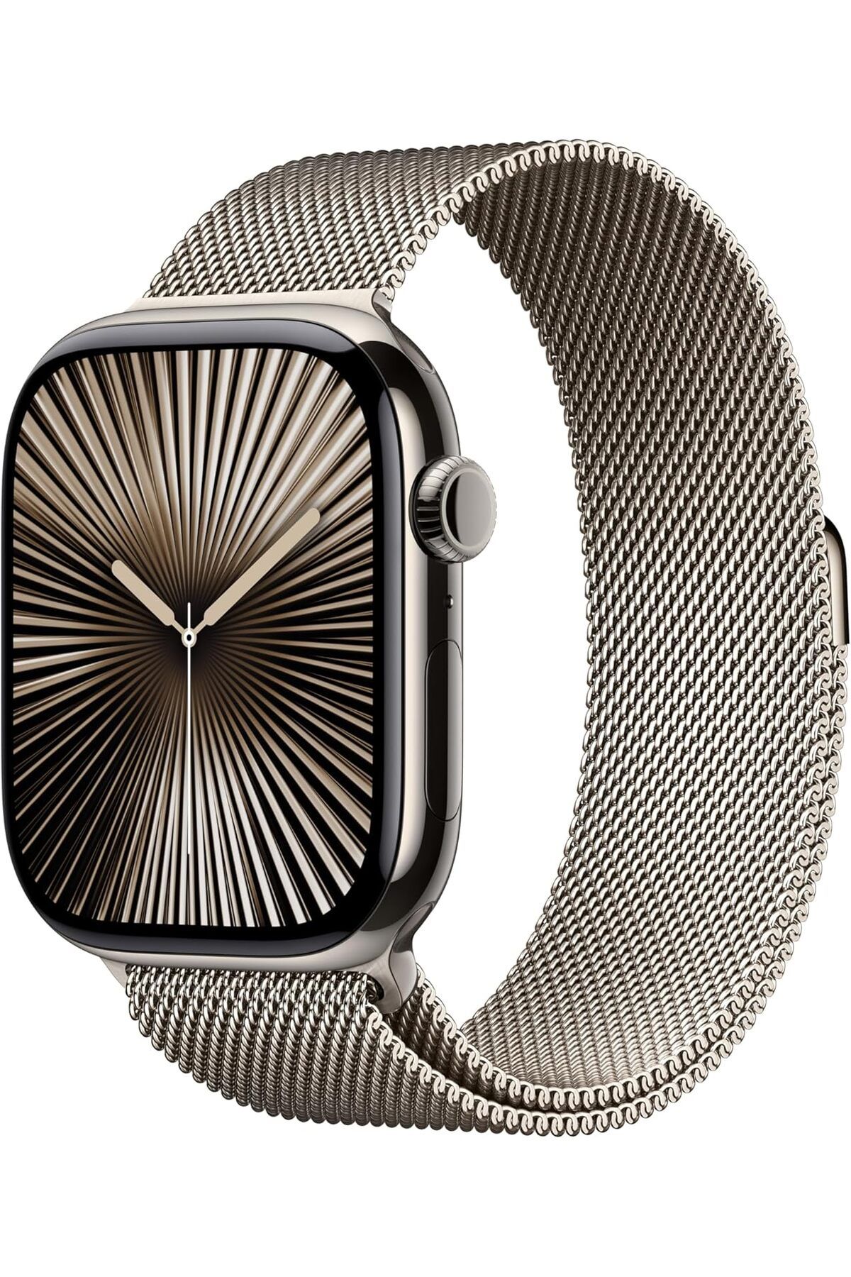Apple-Watch Series 10 GPS + Cellular 46mm Natural Titanium Case with Natural Milanese Loop - S/M 1