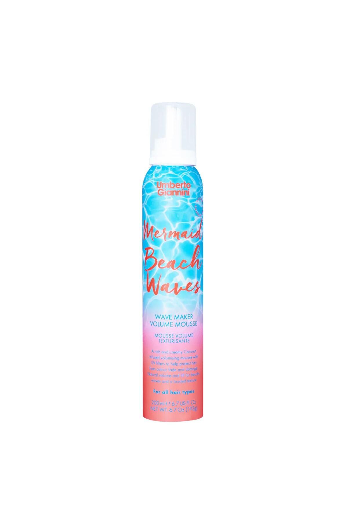 Umberto Giannini Mermaid Beach Waves Hacim Verici Saç Köpüğü 200 ML