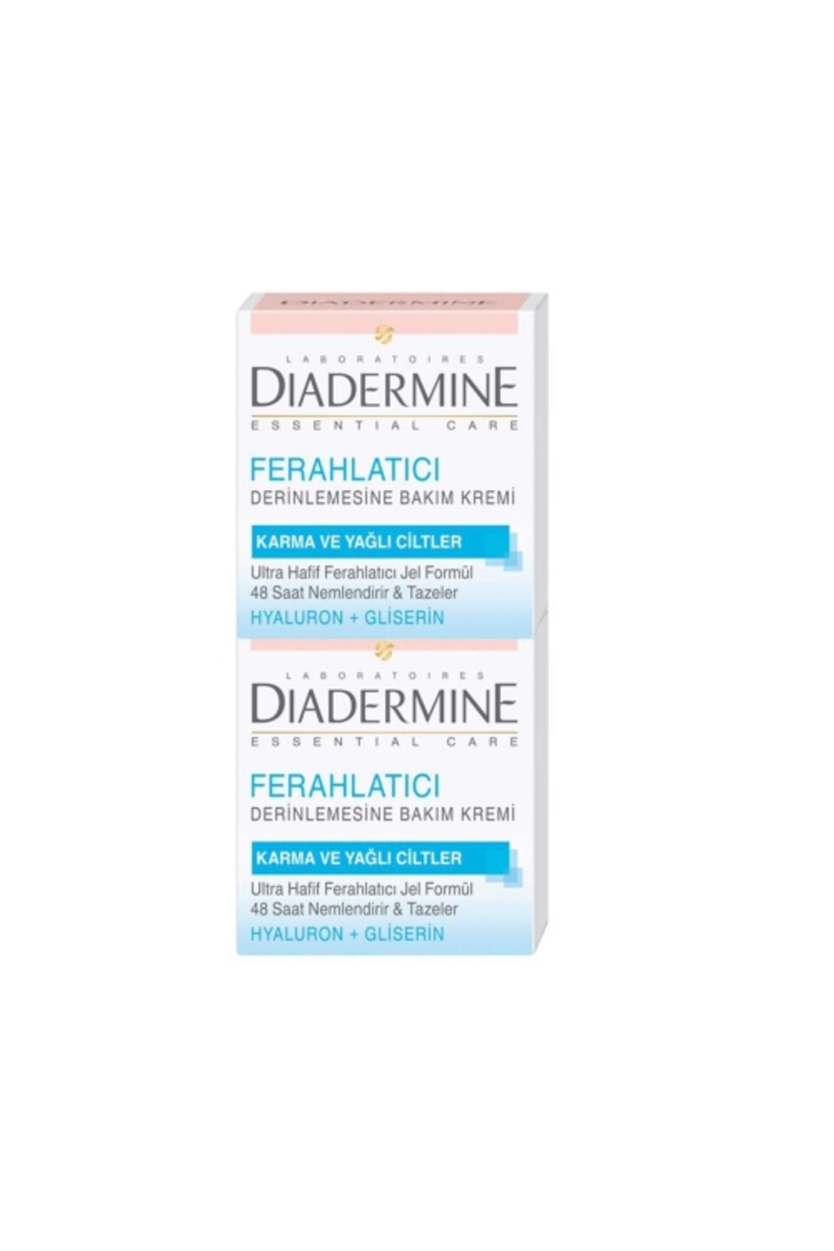 Diadermine Karma Ve Yağlı Ciltler İçin 48 Saat Ferahlatıcı Jel Krem 2'li - 50 ml + 50 ml-2