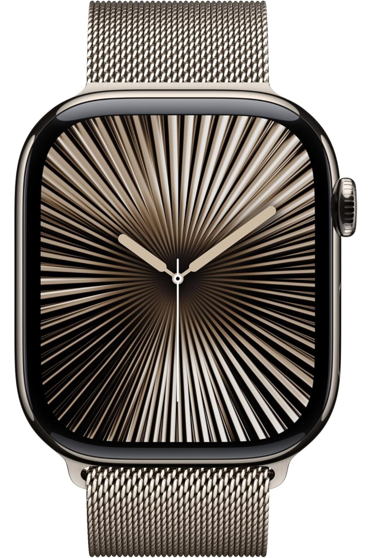 Apple-Watch Series 10 GPS + Cellular 46mm Natural Titanium Case with Natural Milanese Loop - S/M 2