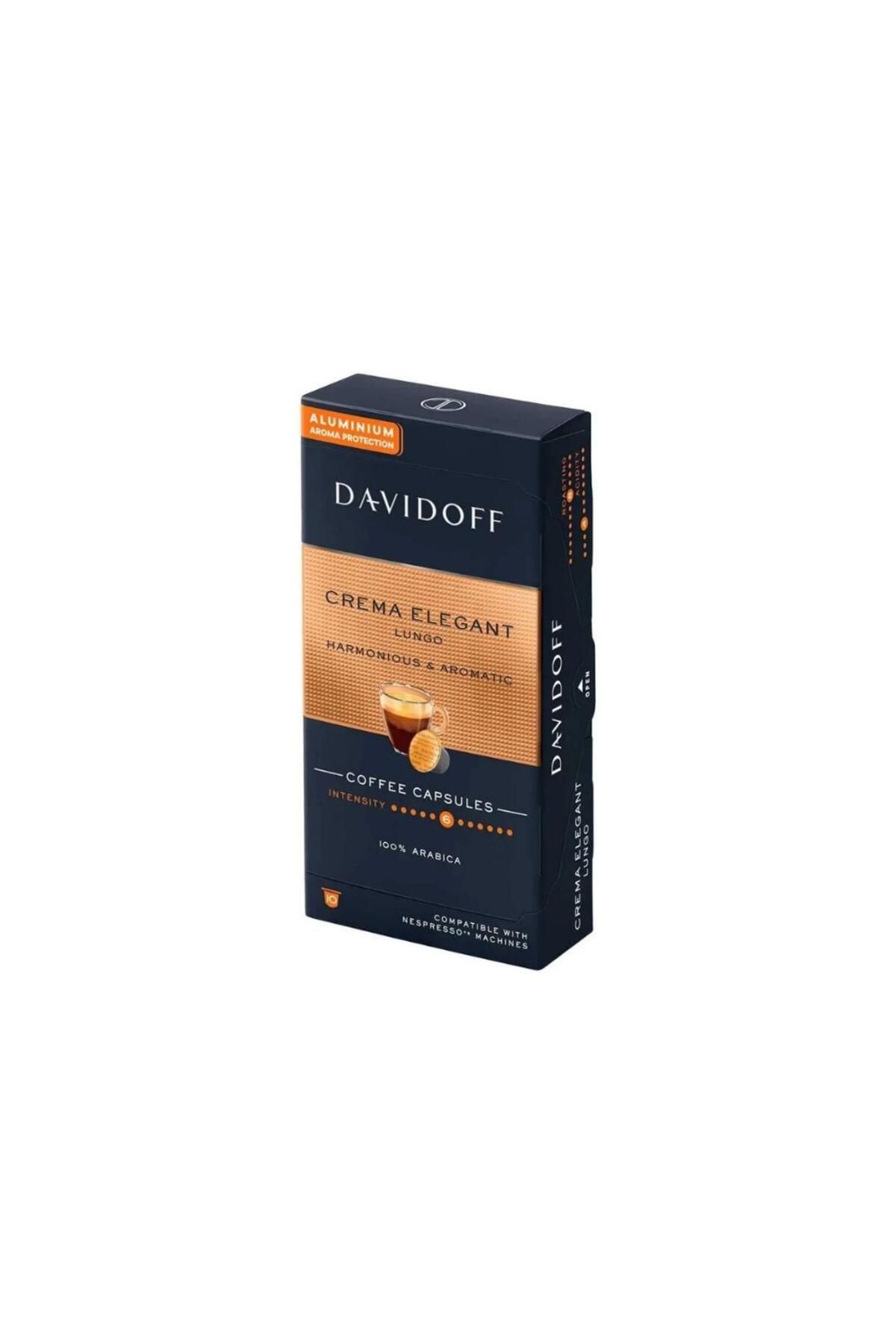 Davidoff Crema Elegant Lungo 10lu Kapsül Kahve