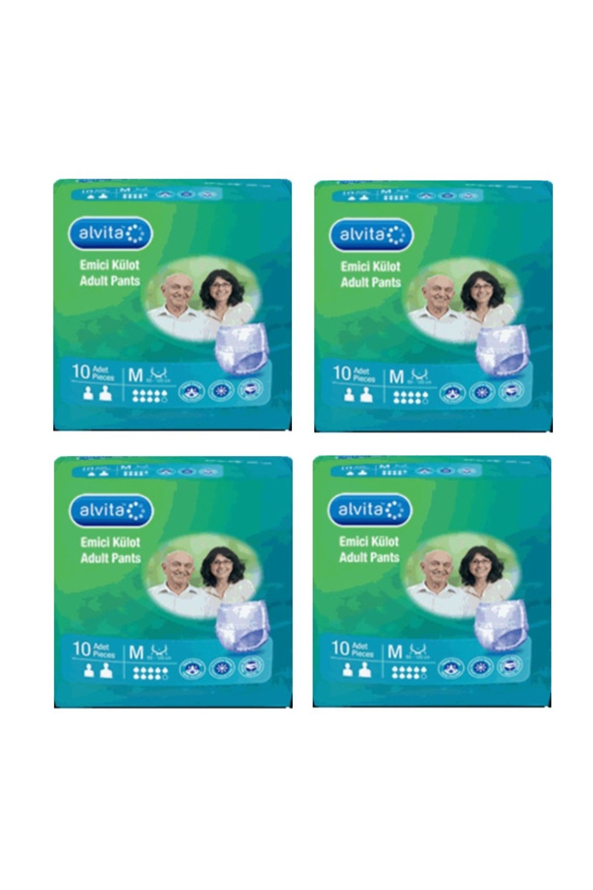 Alvita Emici Külot Medium 4 Paket ( 40 Adet)