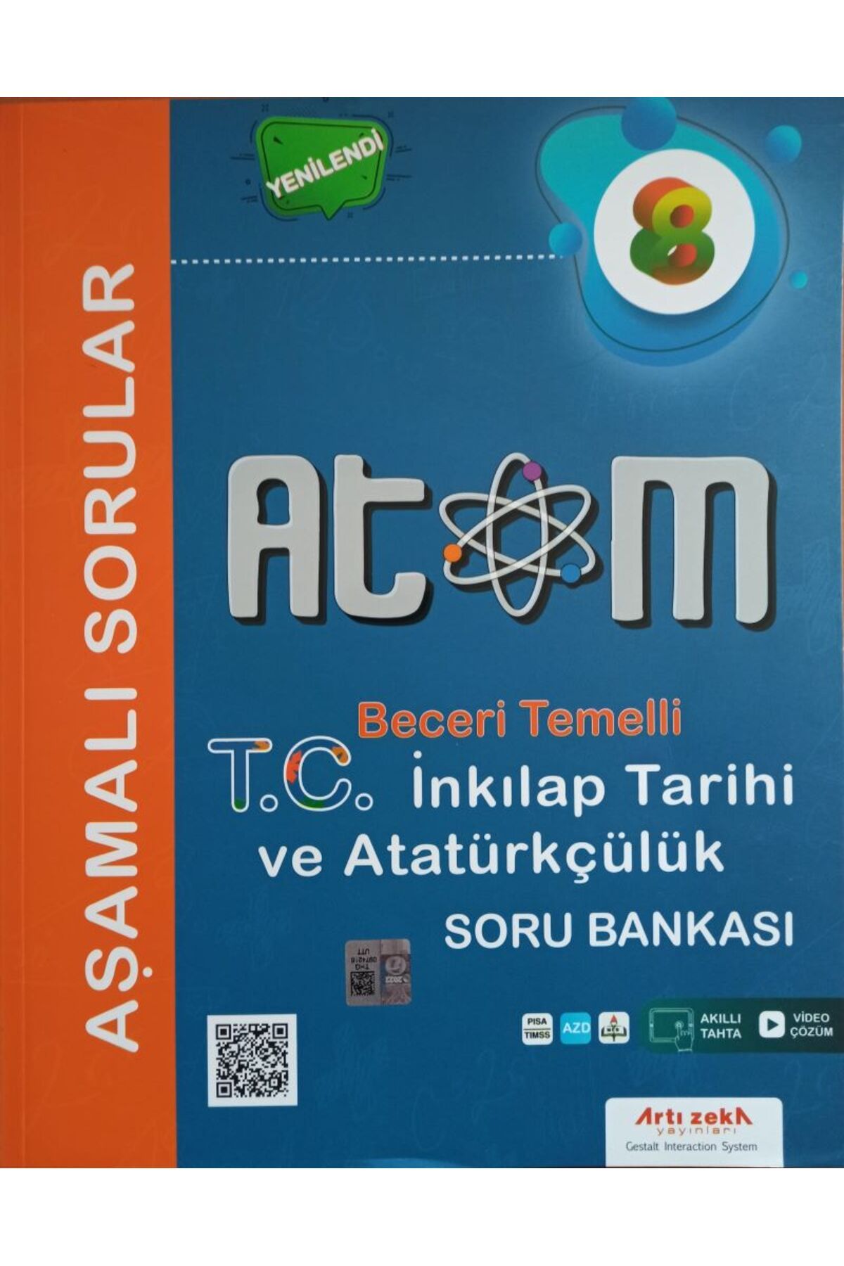 Artı Zeka Yayınları Artı Zeka Yayınları 8. Sınıf T.C. İnkılap Tarihi ve Atatürkçülük Soru Bankası