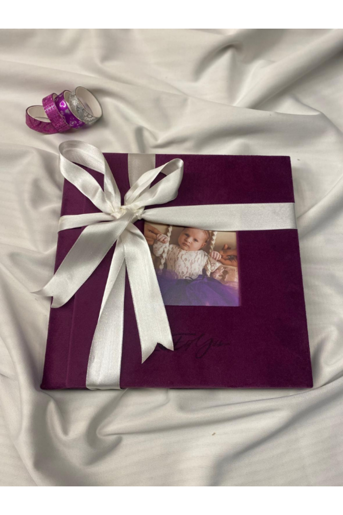 BASKI BURADA 25*50 cm  panoramik bebek albümü, çocuk albümü fotoğrafı 4 (önizleme)