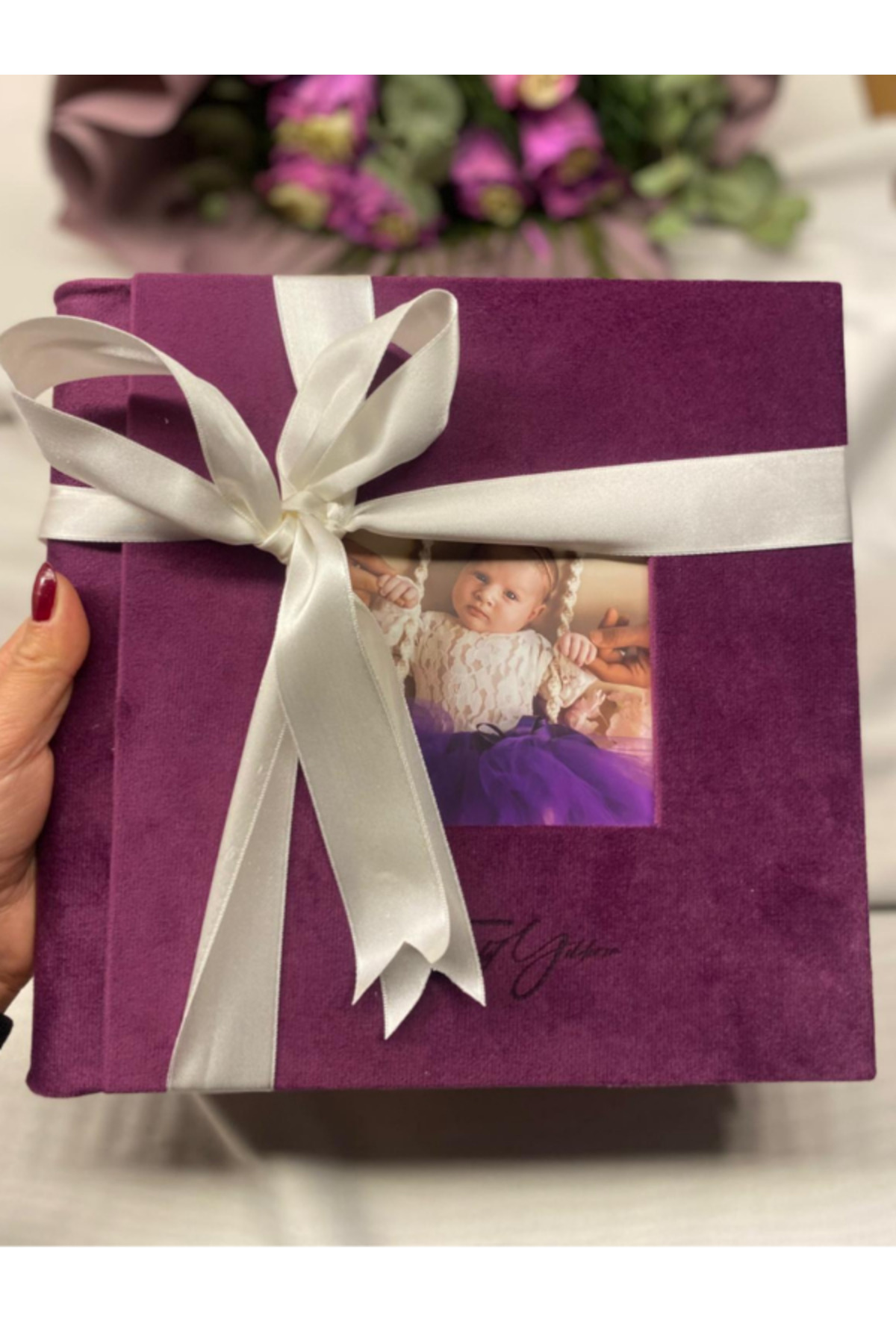 BASKI BURADA 25*50 cm  panoramik bebek albümü, çocuk albümü fotoğrafı 3 (önizleme)