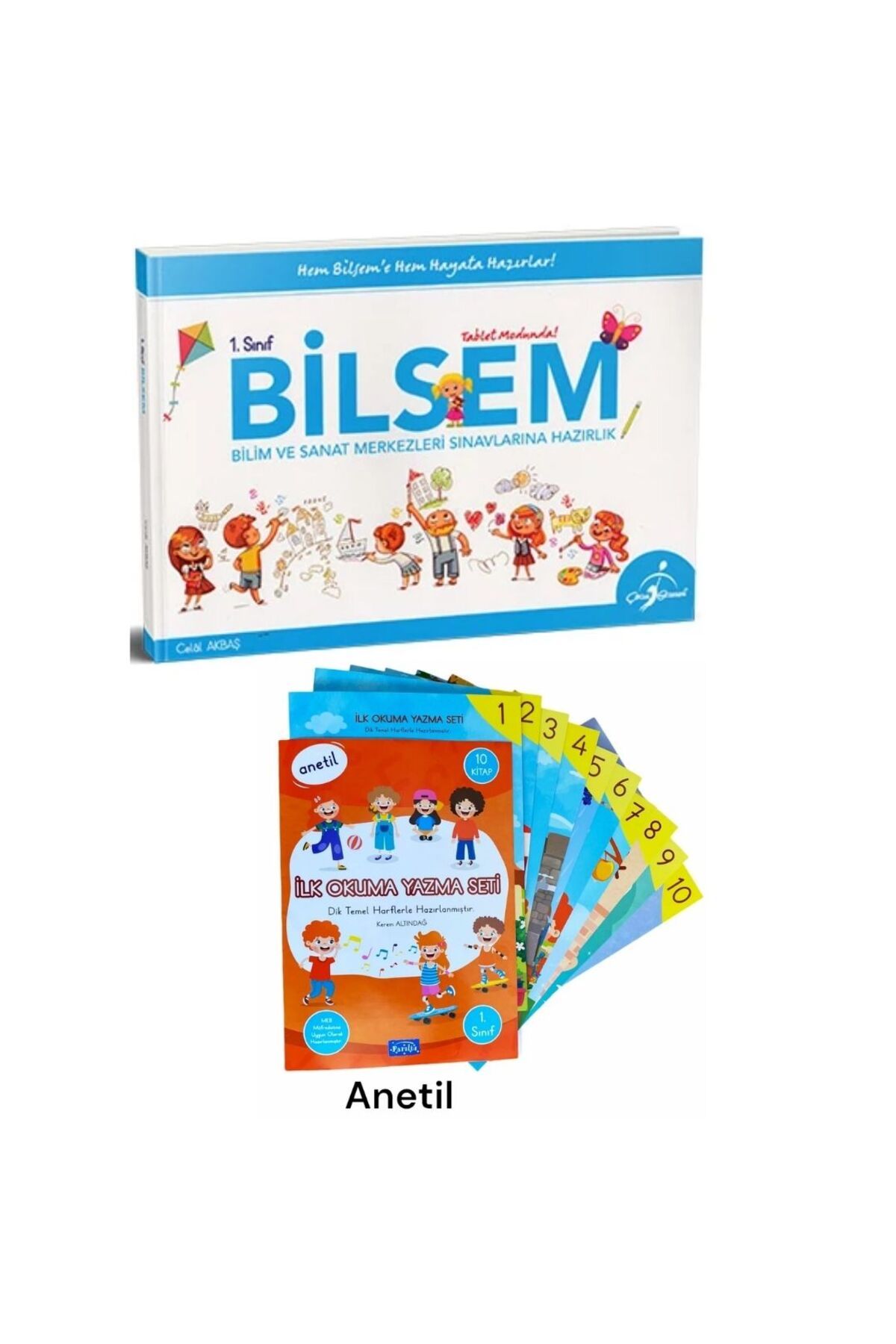 Tablet Modunda Bilsem Hazırlık Kitabı 1. Sınıf -  İlk Okuma Yazma Seti Anetil 2'li Set - 1