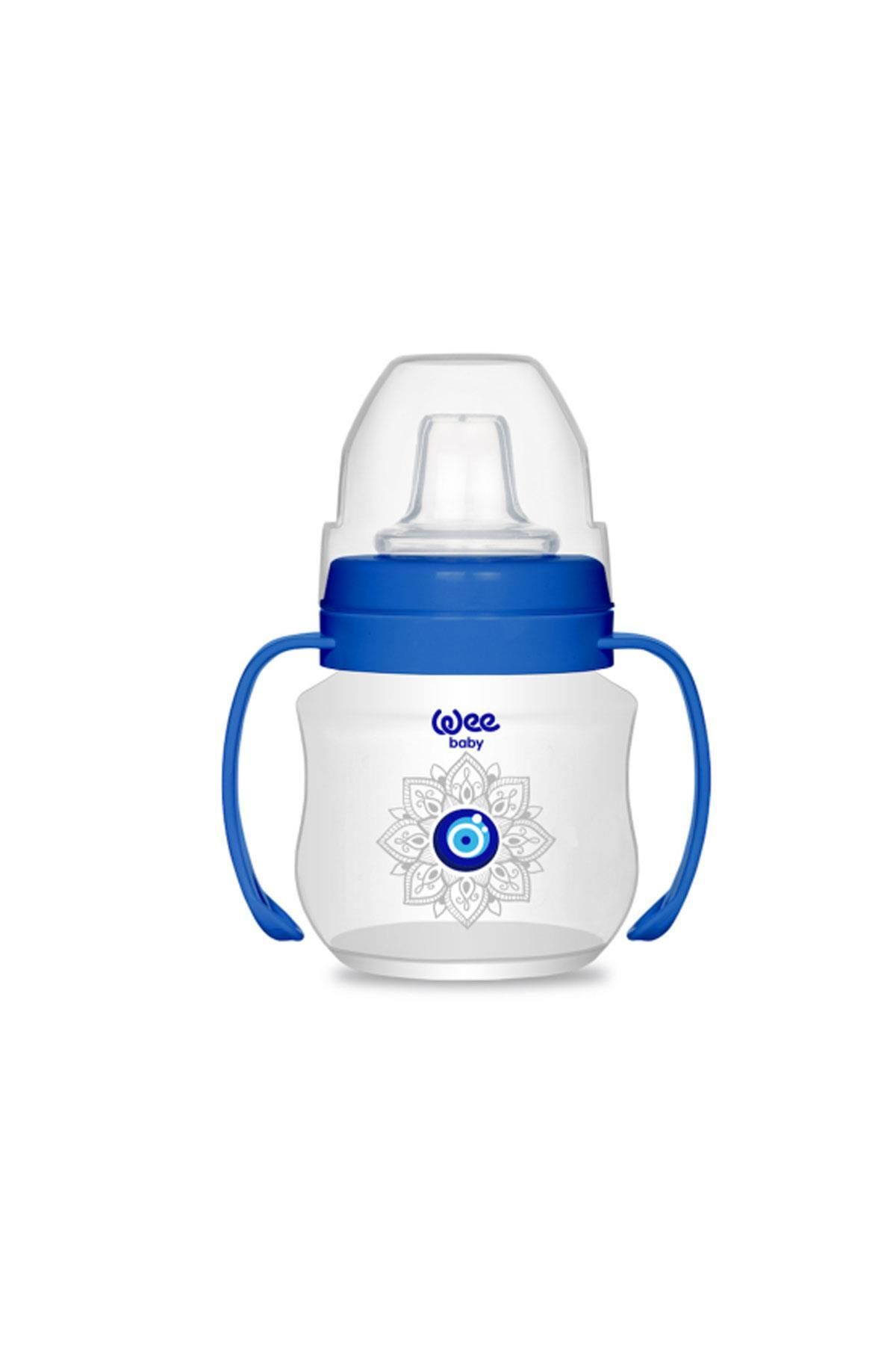 Wee Baby 6 Ay Akıtmaz Kulplu Pp Bardak 125 ml - Nazar Boncuğu