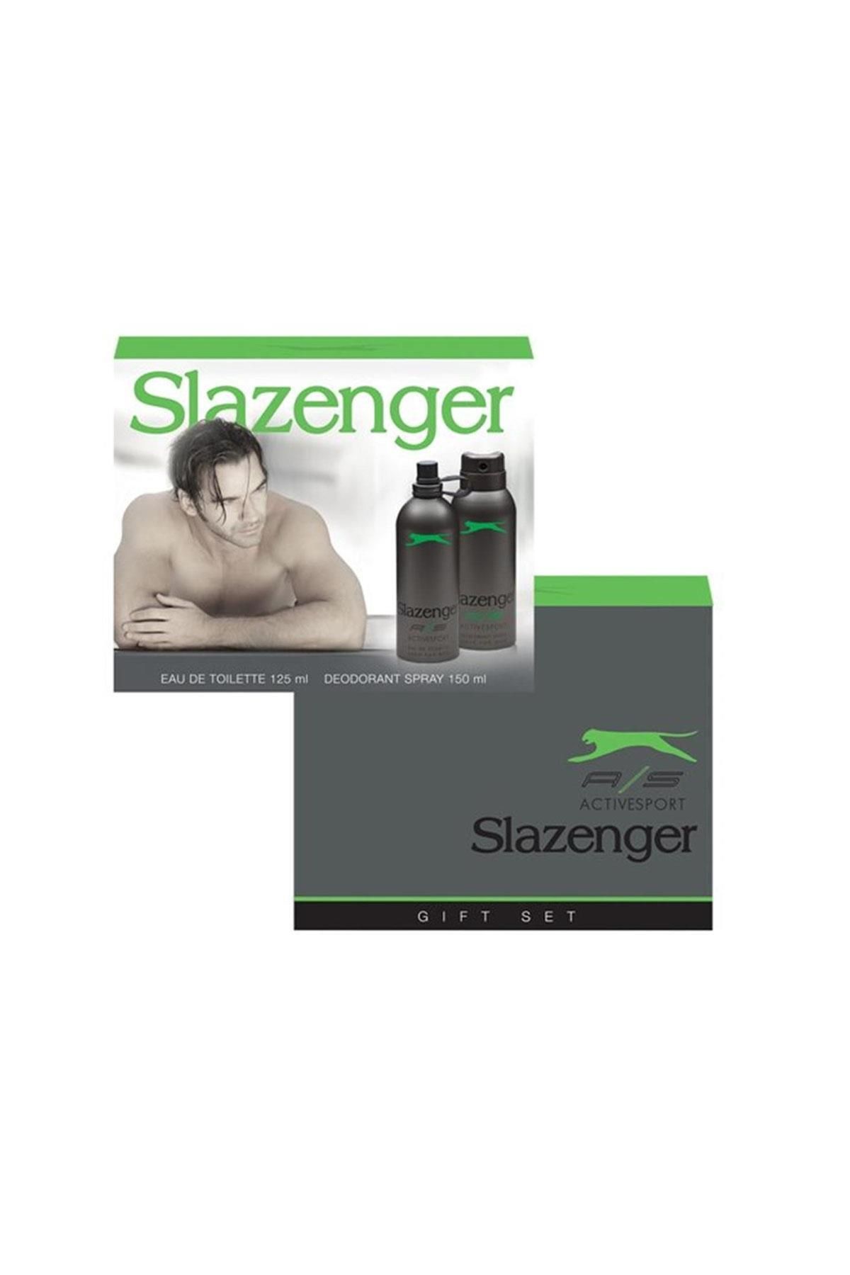 Slazenger Parfüm Yeşil 125 Ml. Deodorant Yeşil 150 Ml.