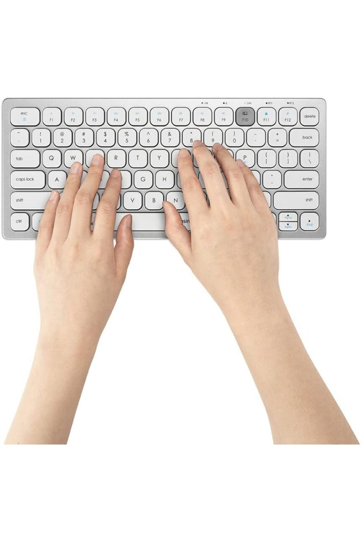 KENSINGTON-Wireless Mini Keyboard via Bluetooth or USB 3.0 Compatible with Windows, Mac, iOS Arabic 3