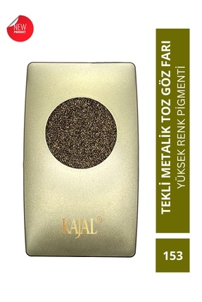 KAJAL Metalik Yağ Yeşili, Işıltılı Toz Göz Farı -metallic Oil Green Eyeshadow...
