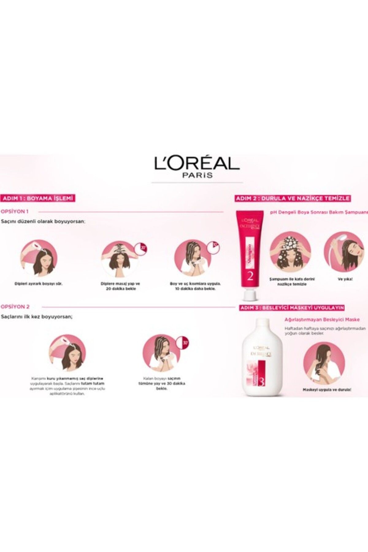 L'Oreal Paris رنگ موی لورآل پاریس اکسلانس کرم 7.31 کمرال دوره آش