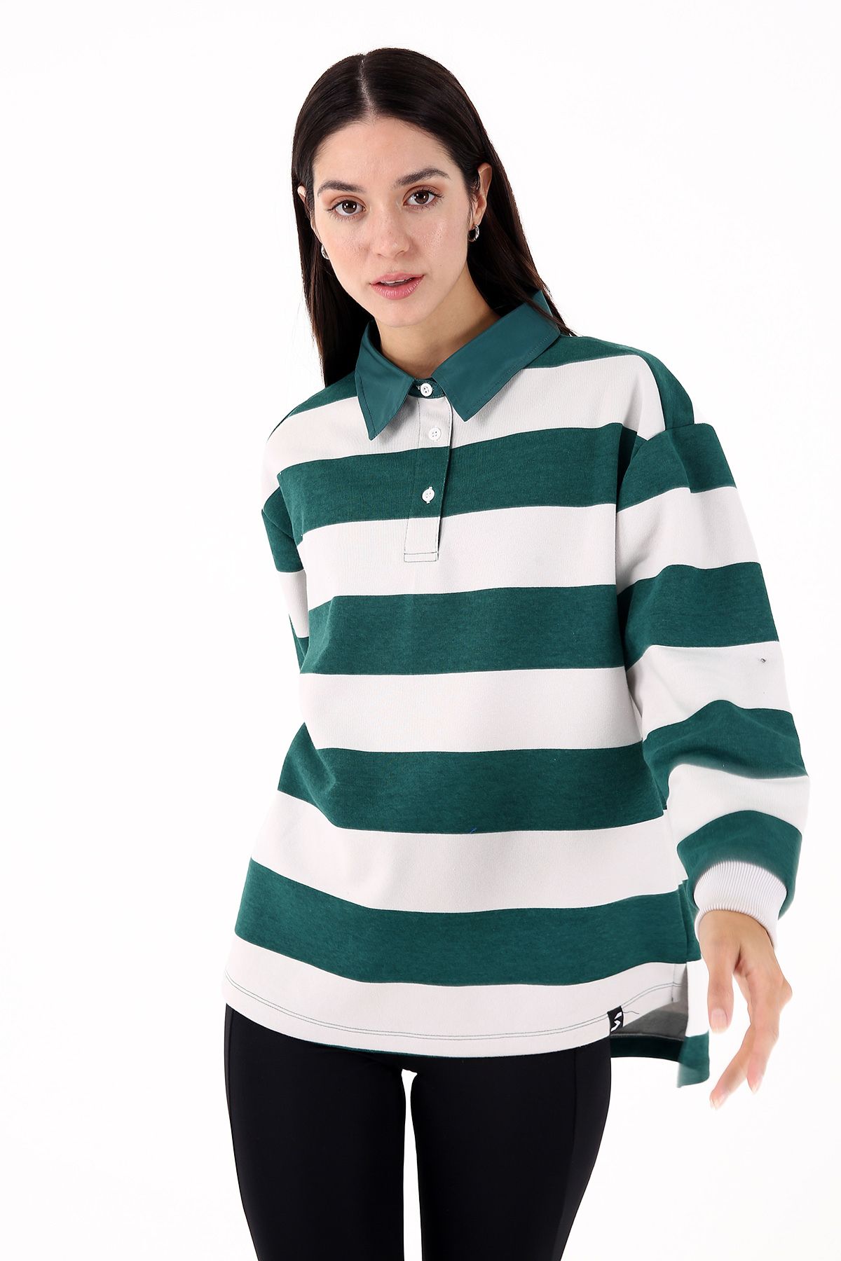 Scorp-Green Luxe Women's Casual Sweatshirt 1