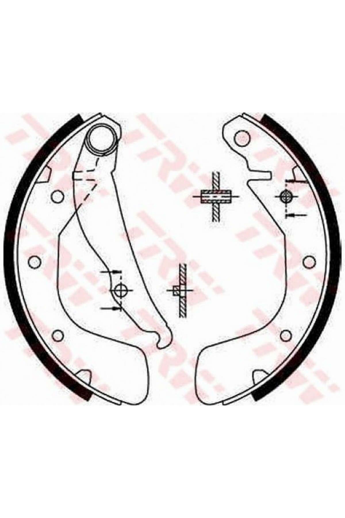TRW FREN BALATASI ARKA PABUÇLU OPEL VECTRA A ASTRA F 540133