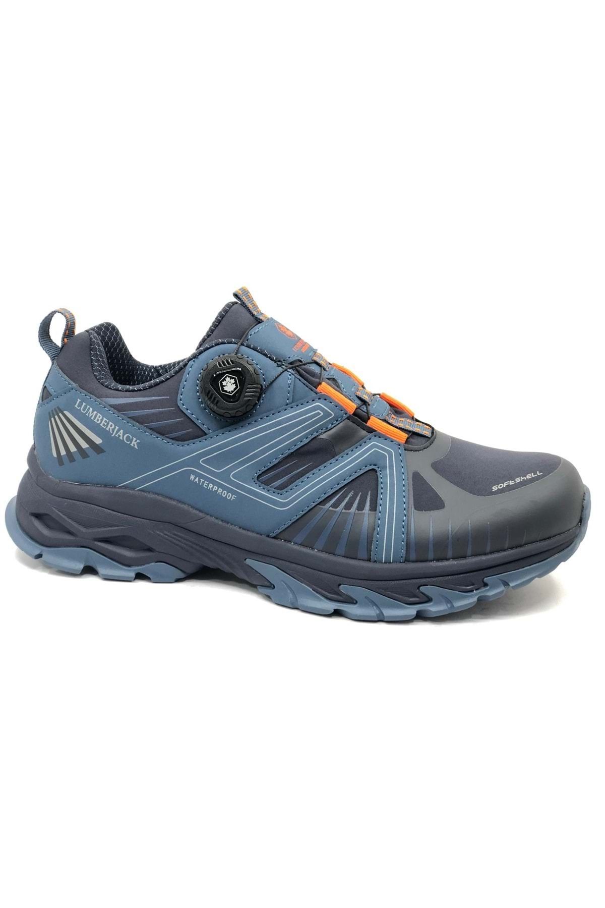 lumberjack-Mick Waterproof ®   Men's Outdoor Sneakers - Softshell, Dark Blue 2