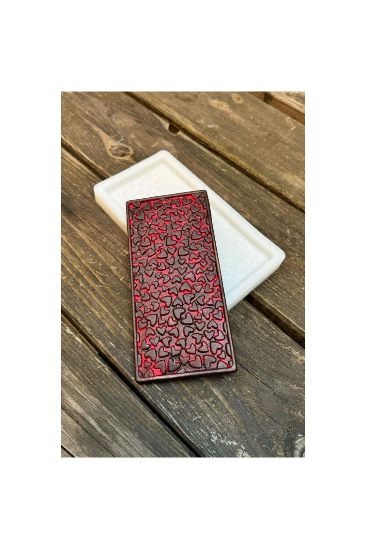 Saatistan Kalpli Tablet Çikolata ve Mum Kalıbı, Beyaz, Çok Şık ve Kullanışlı Ürün