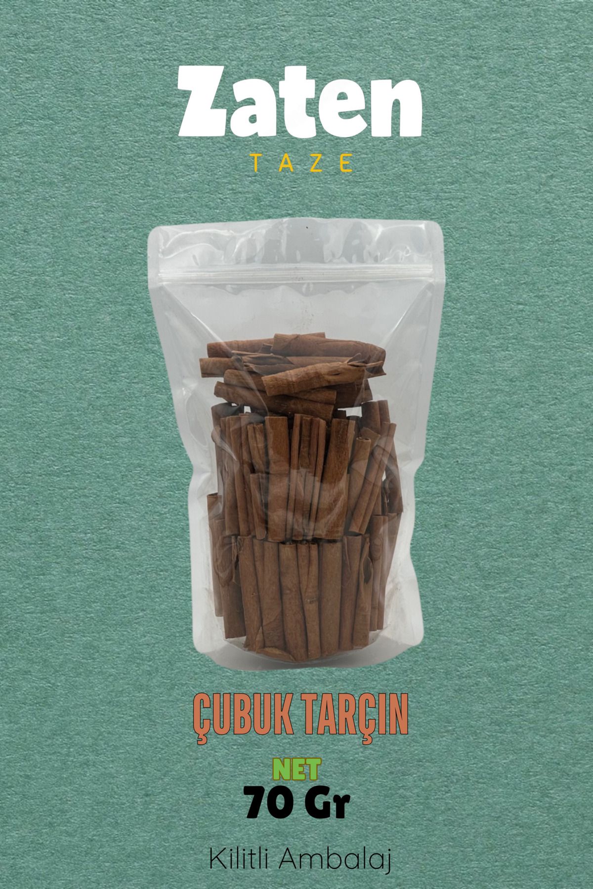 Zaten Taze Seylan Kabuk Tarçın 70 Gr Ceylon Cinnamon Sticks