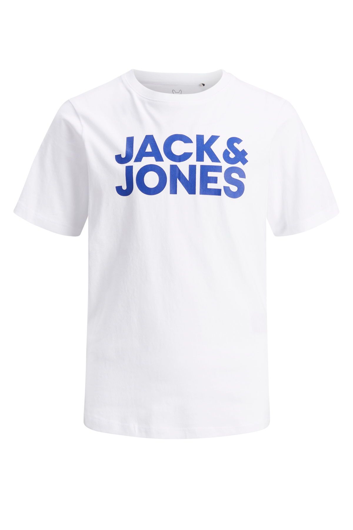 Jack & Jones-تي شيرت بشعار مطبوع برقبة دائرية للأطفال 4