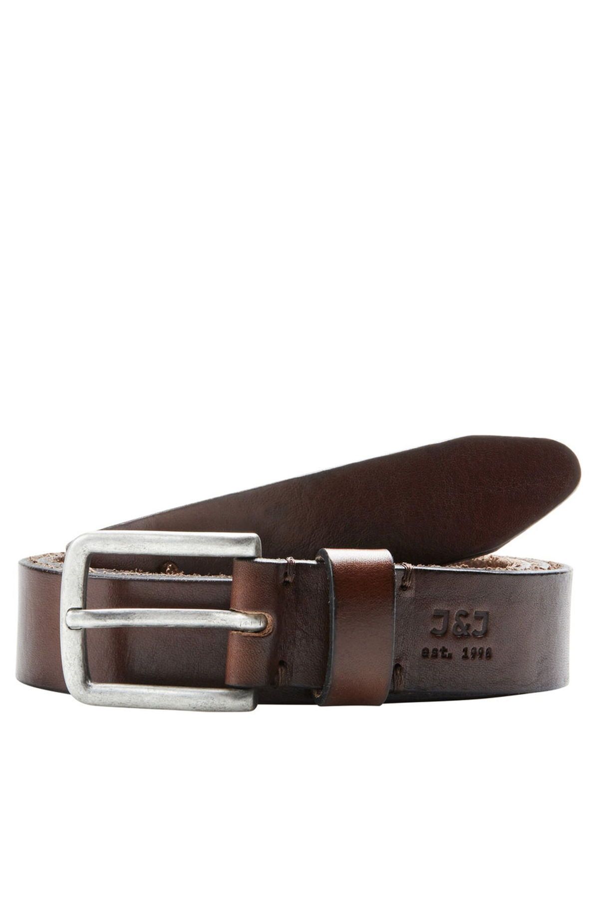 کمربند - Lee Leather Belt 12111066 Jack & Jones