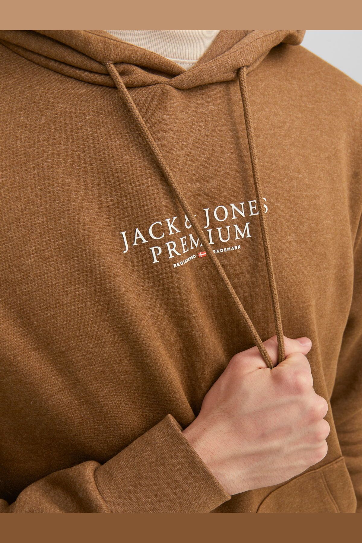 سویشرت مردانه کلاهدار چاپی ممتاز - Bluarchie Jack & Jones