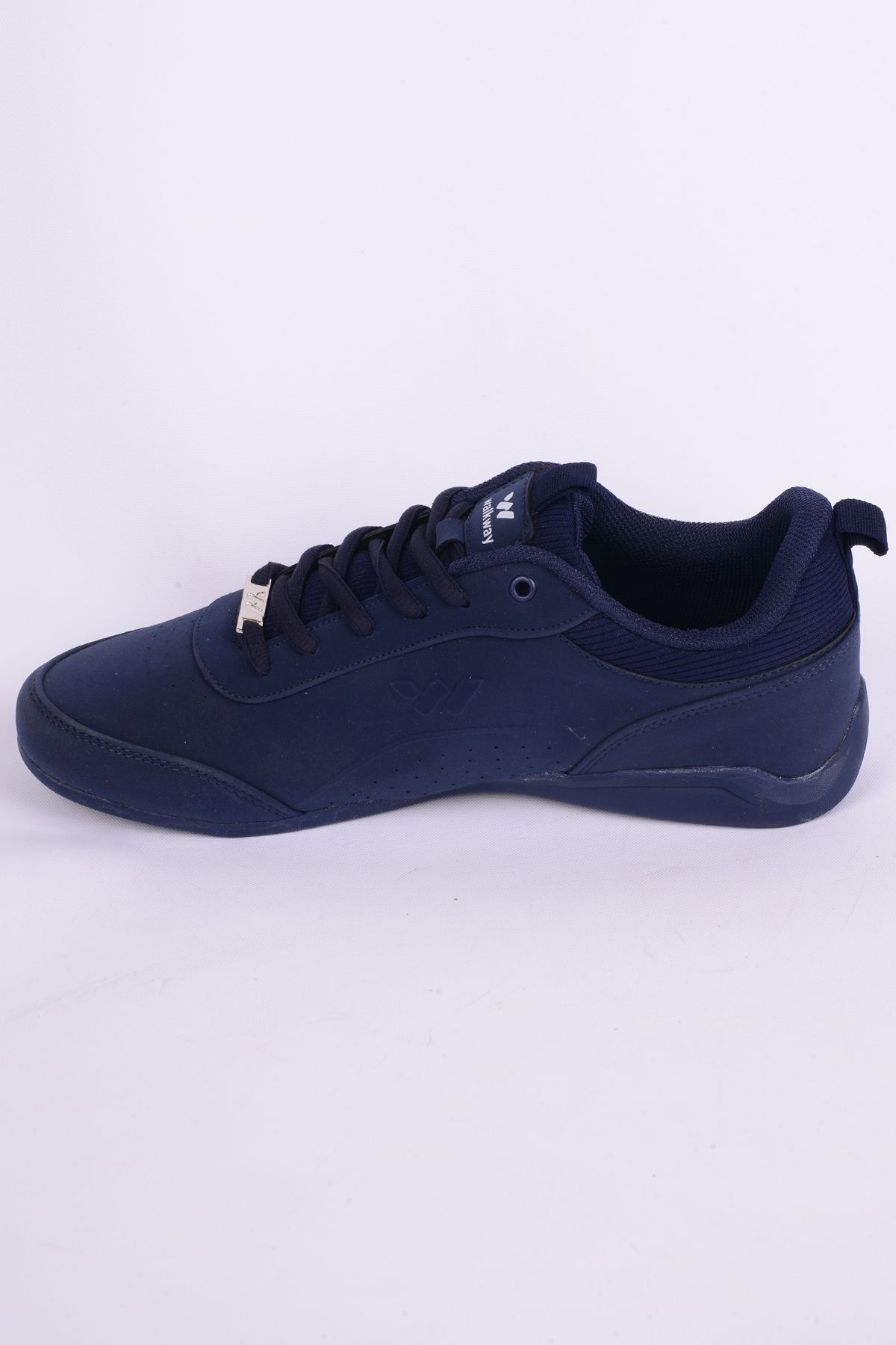 WALKWAY-Spark M Pu Leather Thin Sole Flexible Comfortable Sole Dot Patterned Light Flexible Navy Blue-ice Daily E 3