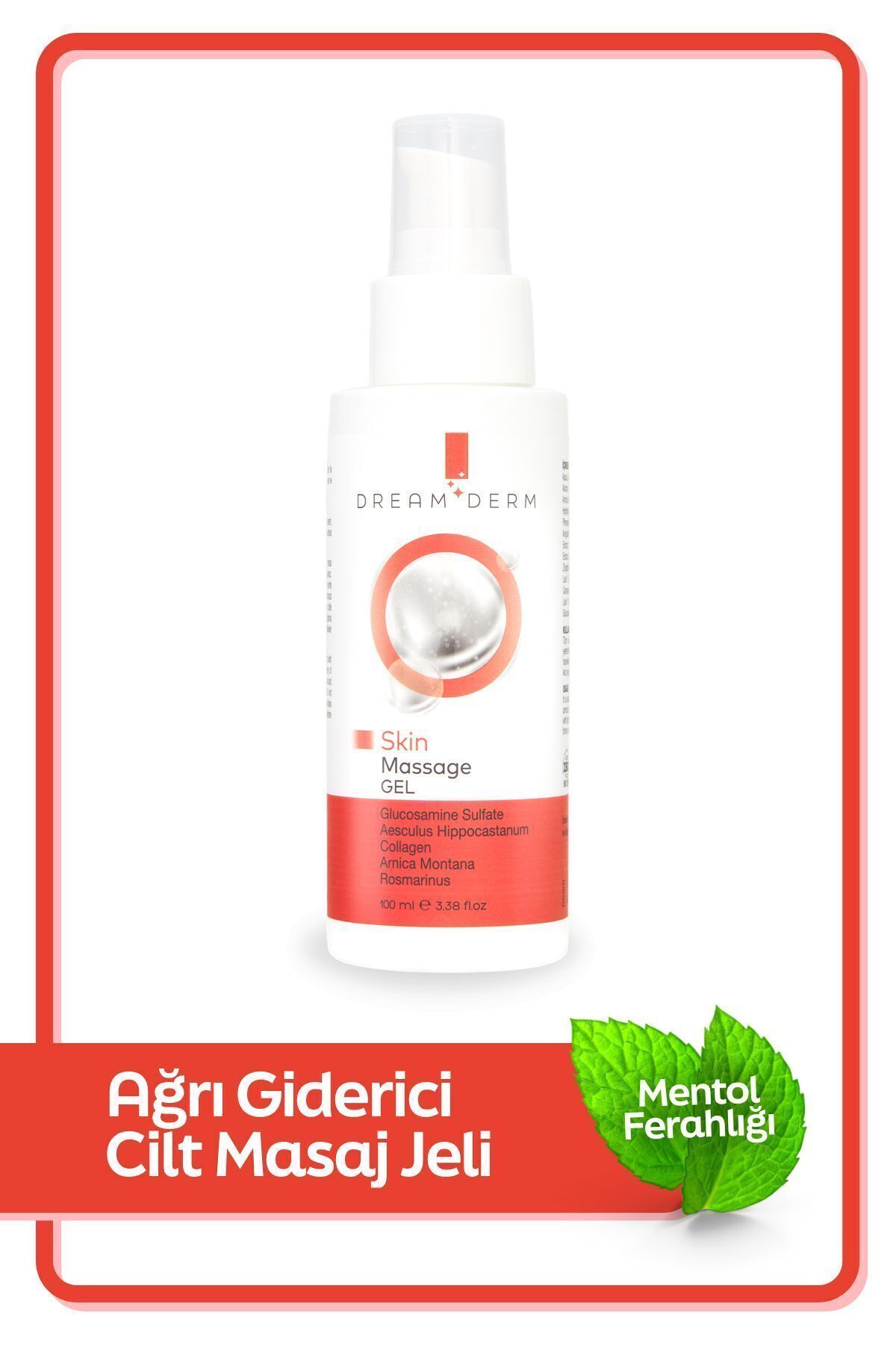 Mentollü Masaj Jeli – Boyun, Sırt ve Kas Rahatlatıcı 100 ml — DD1011 — تصویر 3 از 6