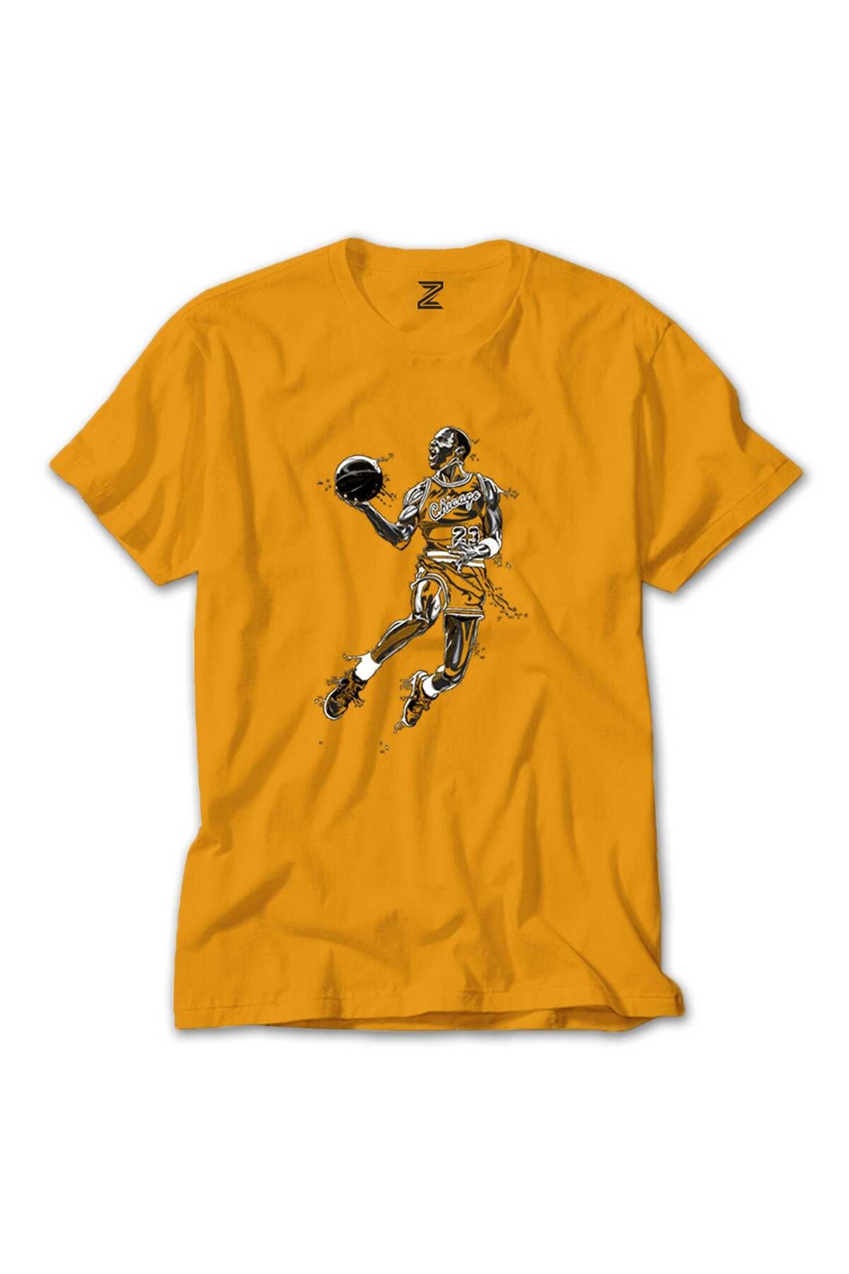 WAKHA Michael Jordan Black Sarı Tişört