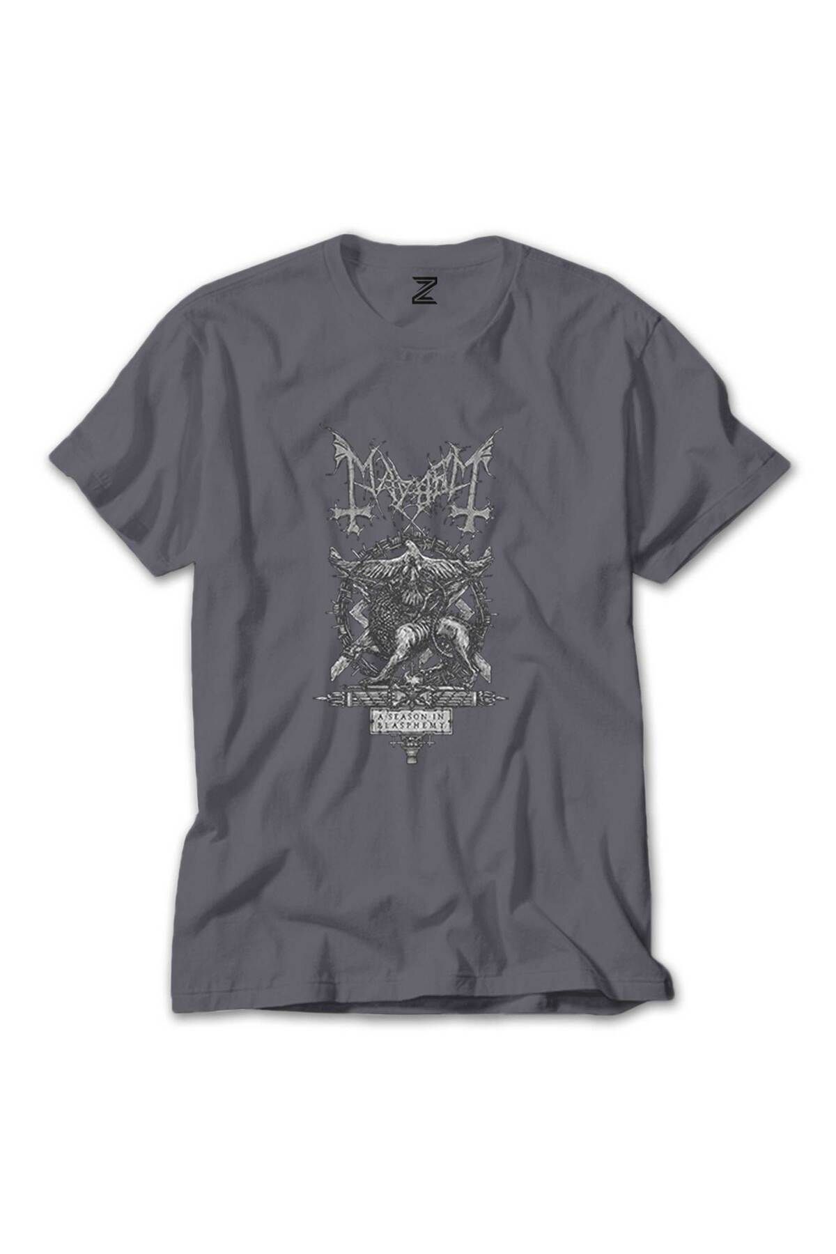 WAKHA Mayhem A Season İn Blasphemy Gri Tişört