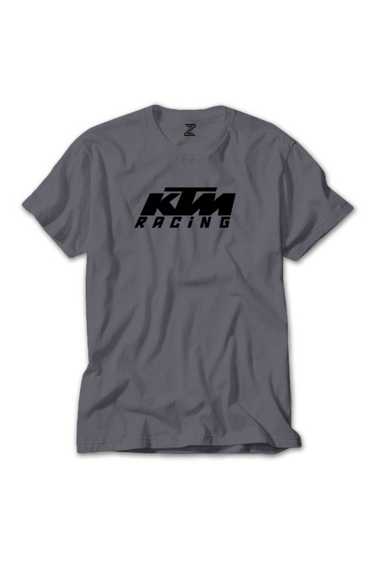 WAKHA KTM Racing Black Logo Gri Tişört