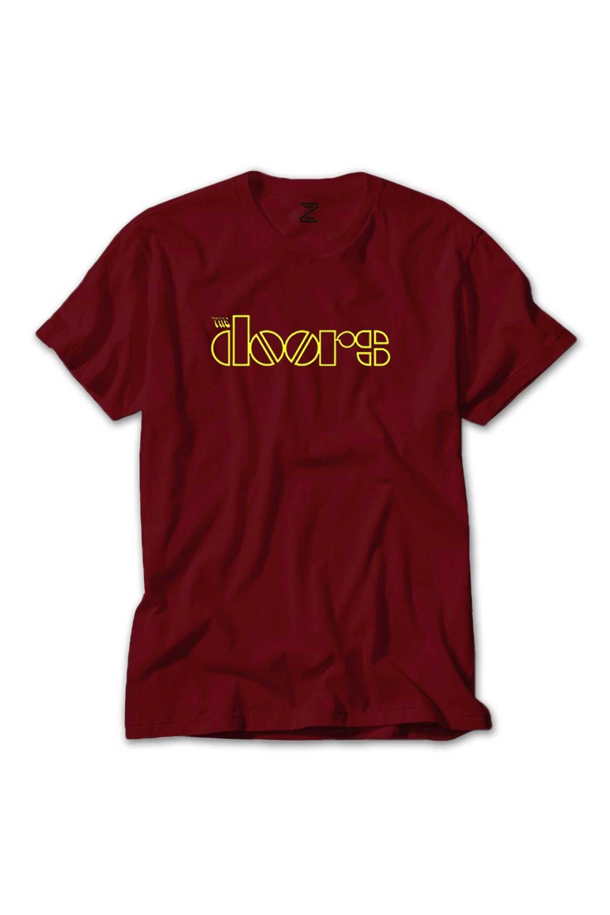 WAKHA The Doors Logo Yellow Kırmızı Tişört