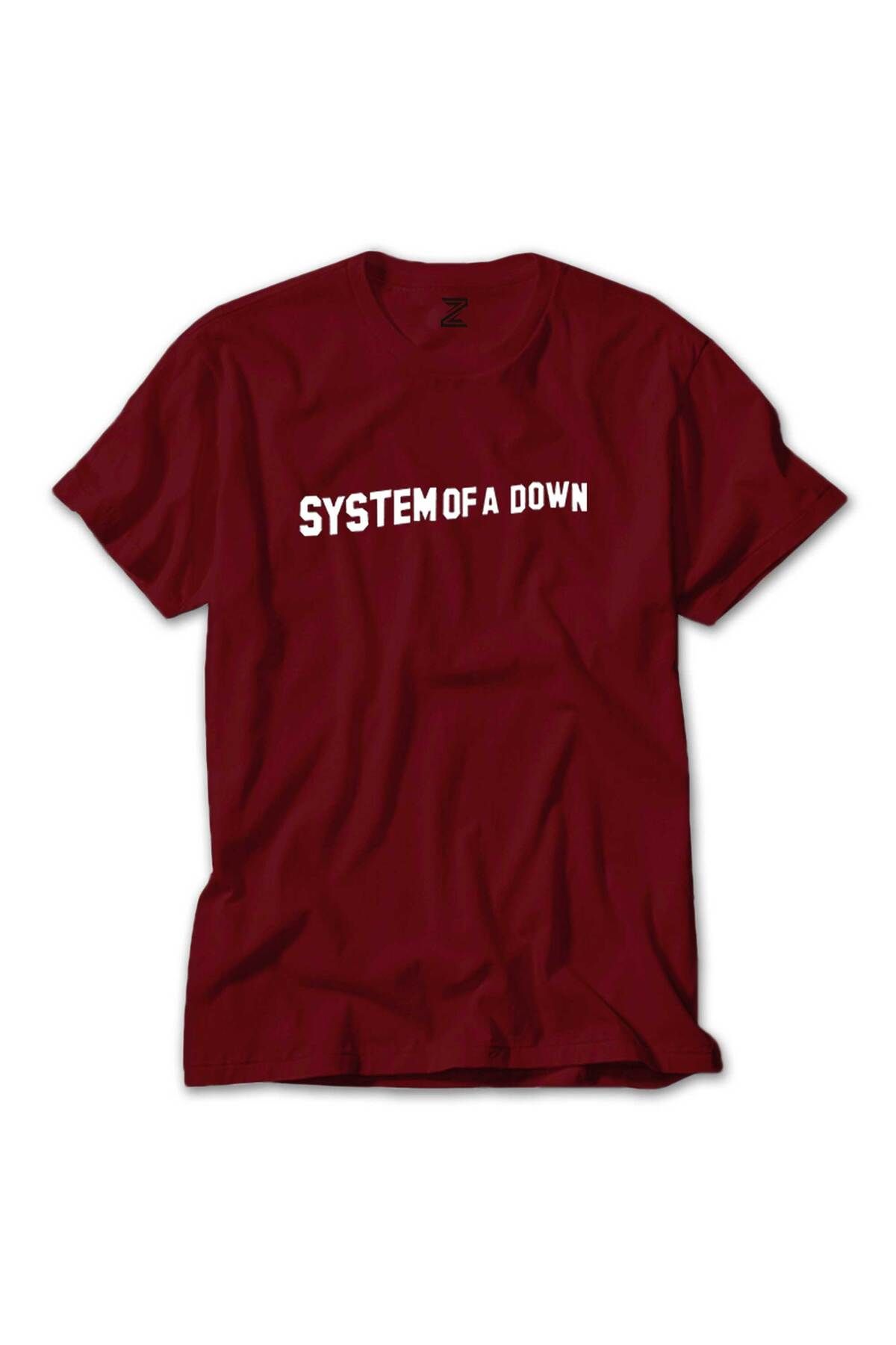 WAKHA System of a Down Yazı Kırmızı Tişört
