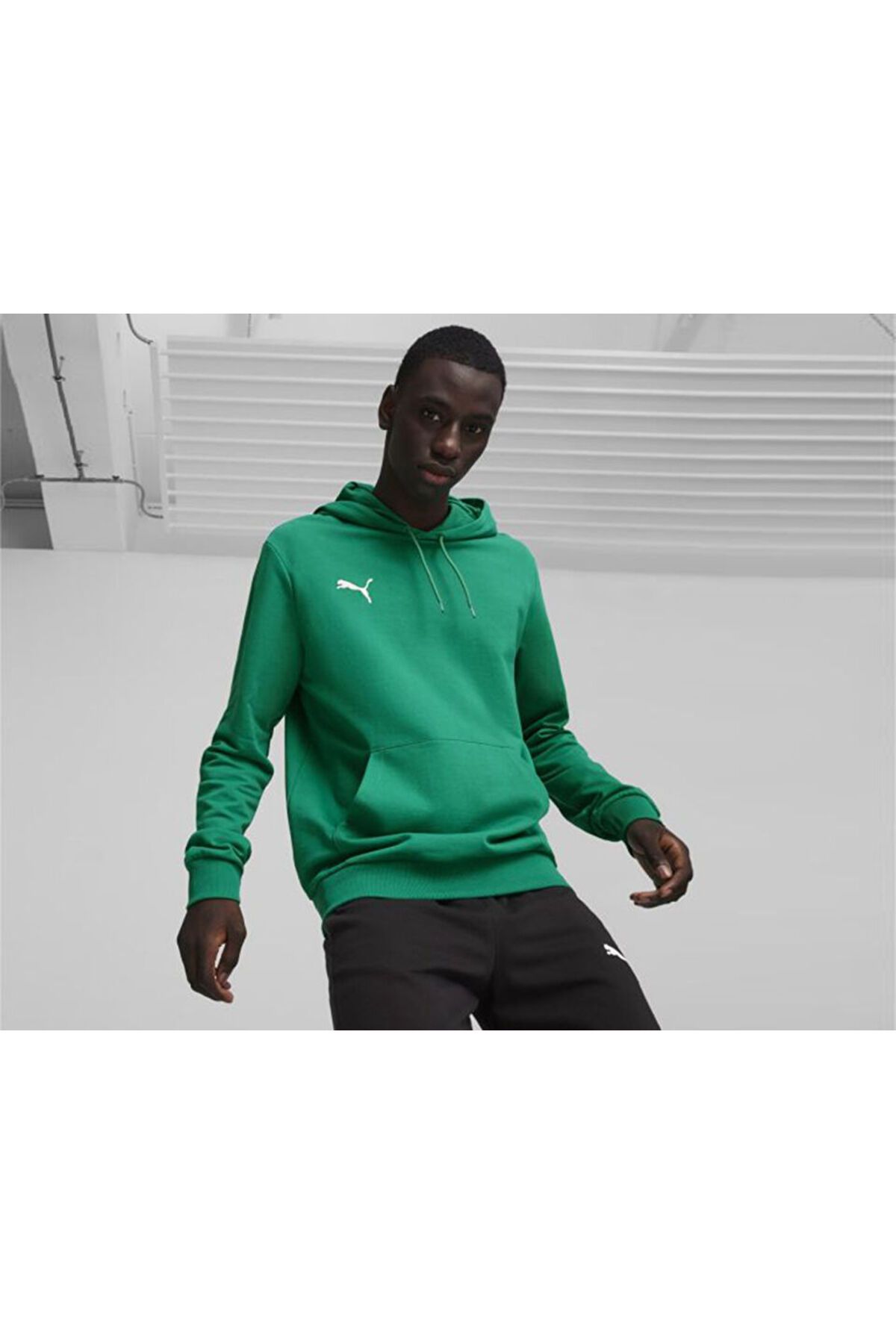 Puma-Мъжки футболни тренировъчни суичъри Teamgoal Casuals Hoody 65861805 Зелен 3