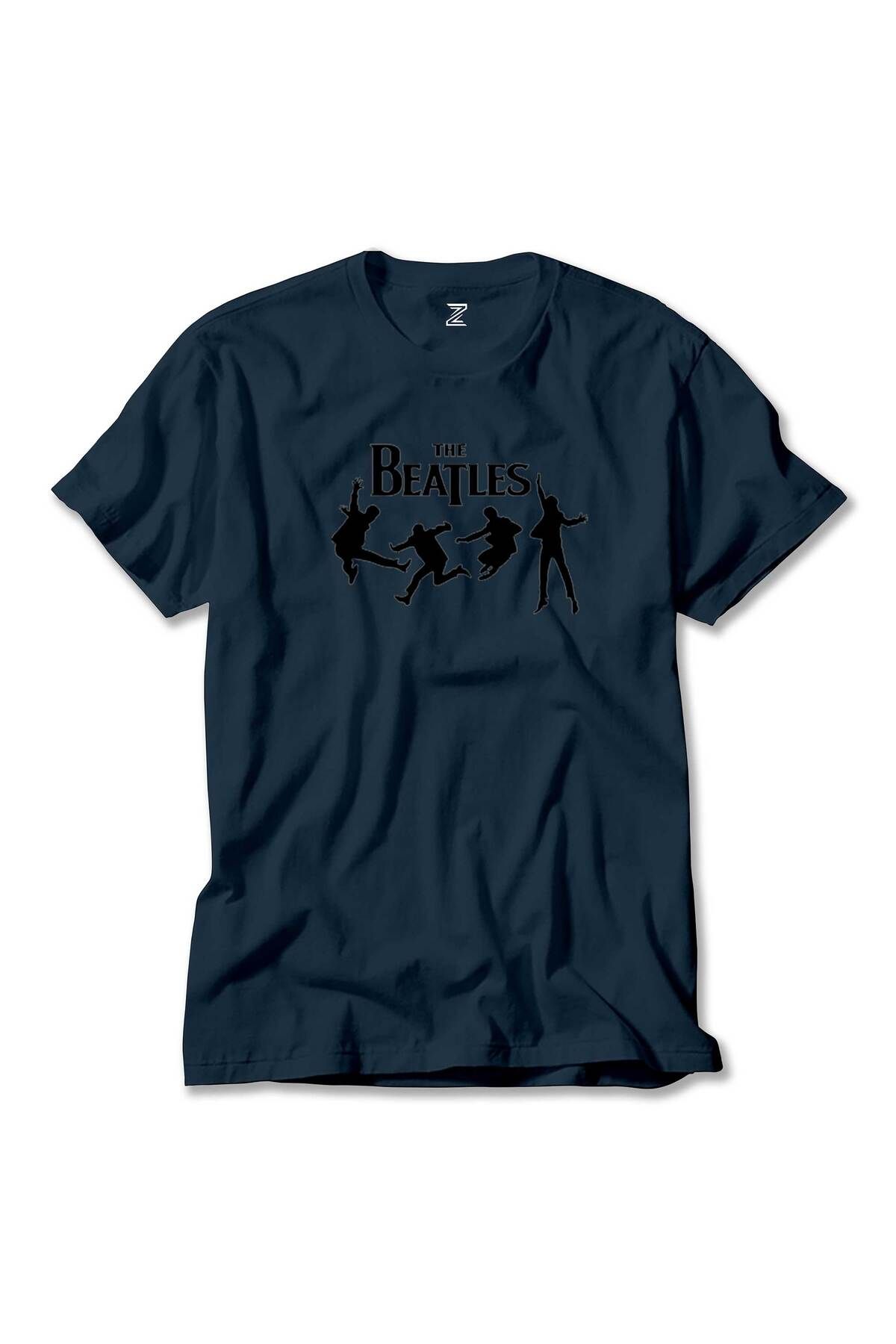 WAKHA The Beatles Multimedia Lacivert Tişört