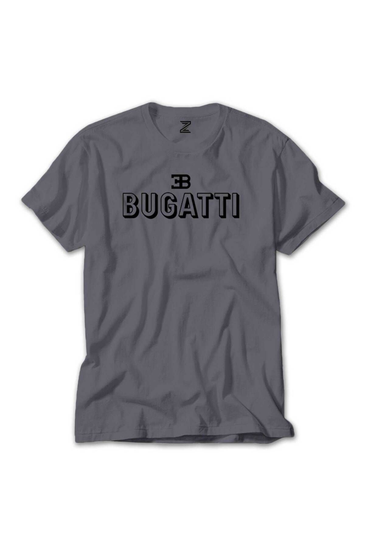 WAKHA Bugatti Text Gri Tişört