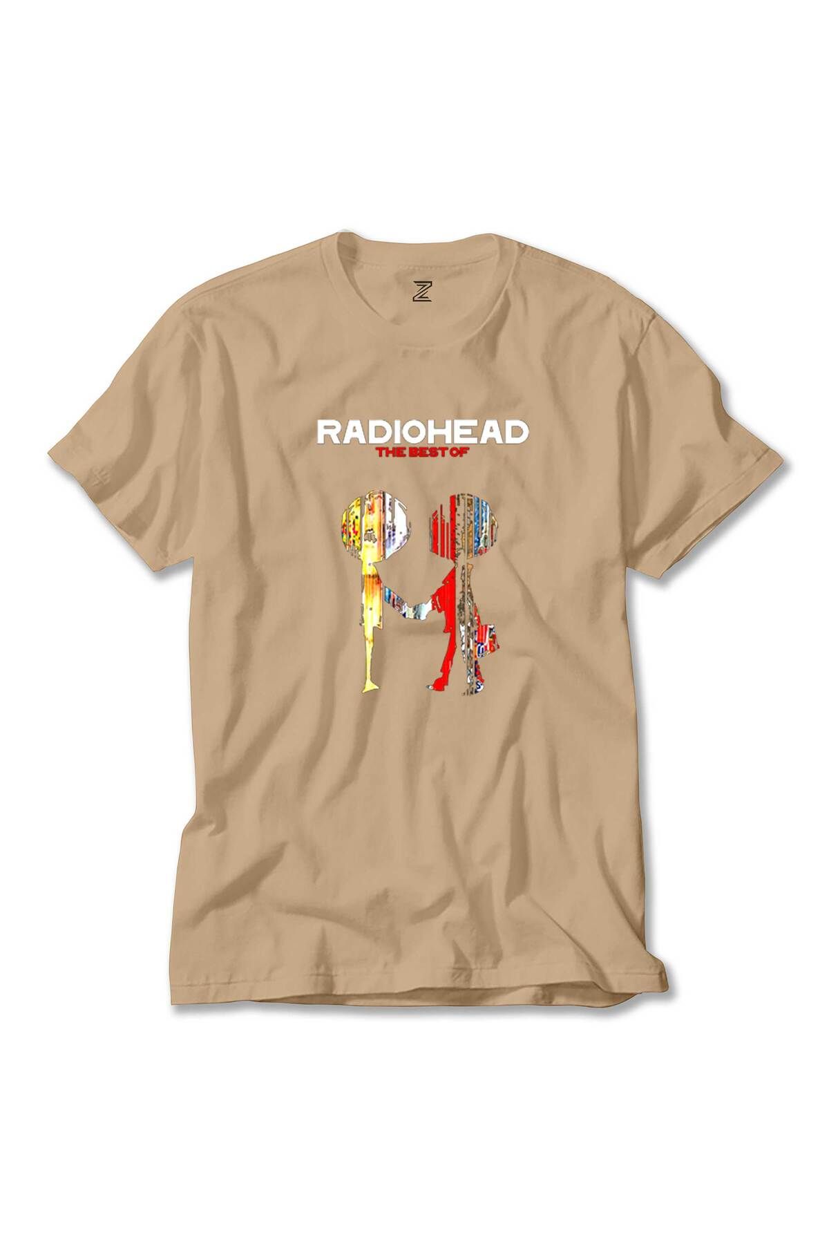 WAKHA Radiohead The Best Of Krem Tişört