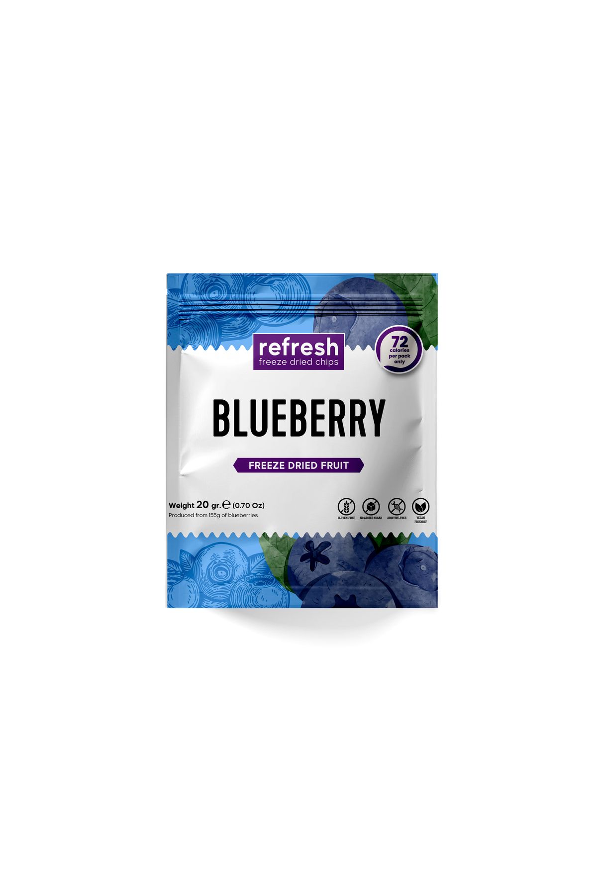 Refresh Chips-Freeze Dry Low Calorie Pack 4