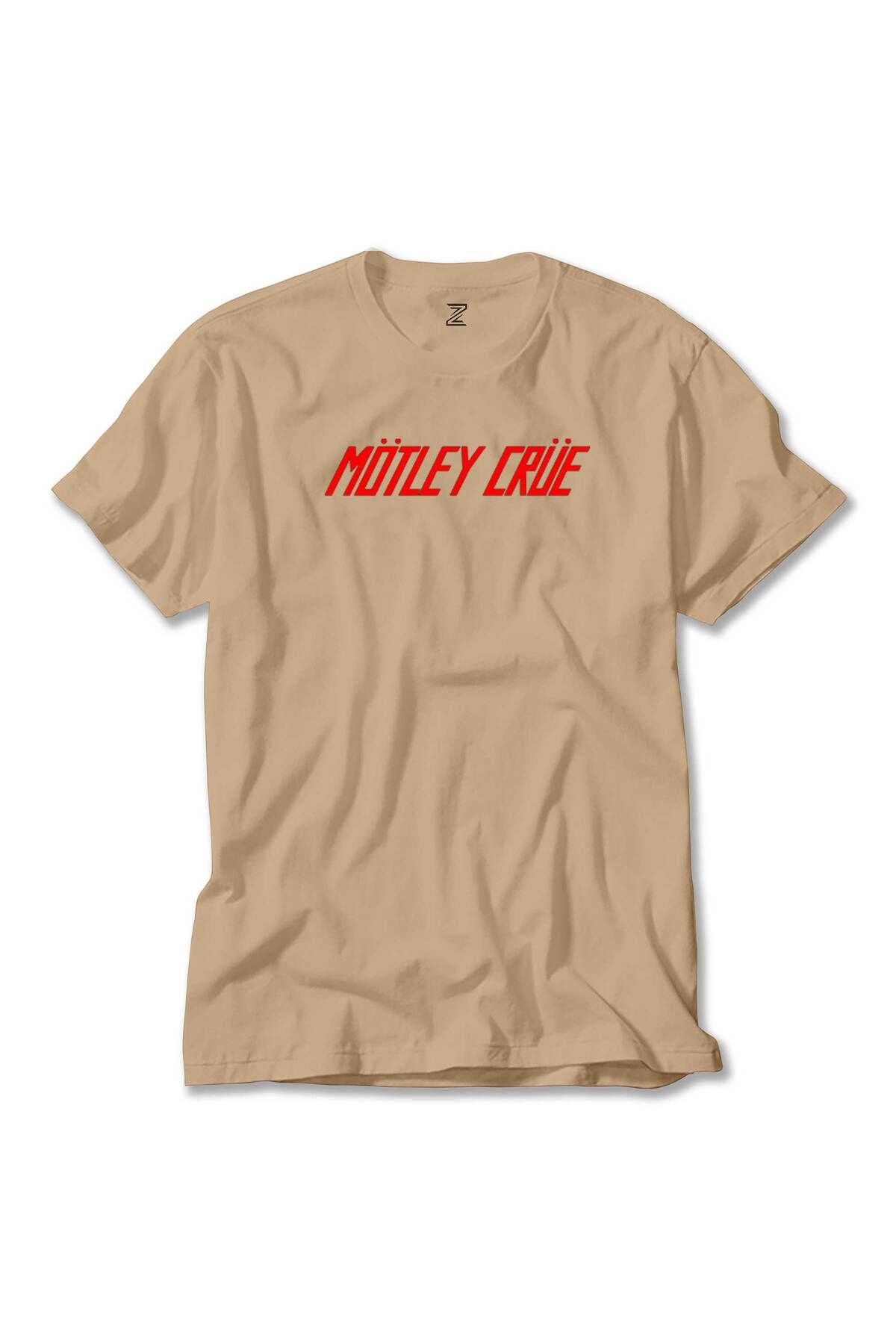 WAKHA Mötley Crüe 1981 Krem Tişört