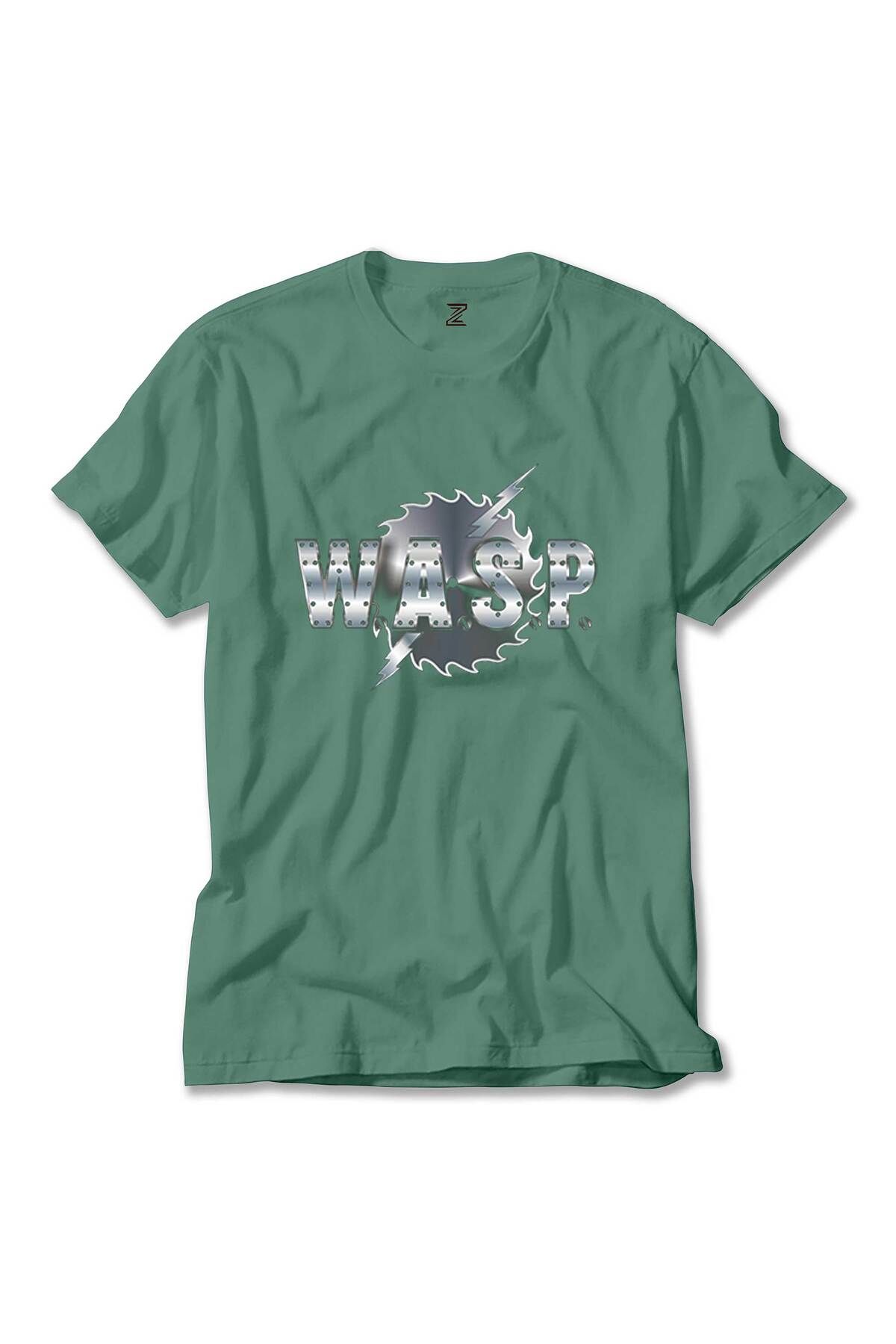 WAKHA WASP Logo Yeşil Tişört