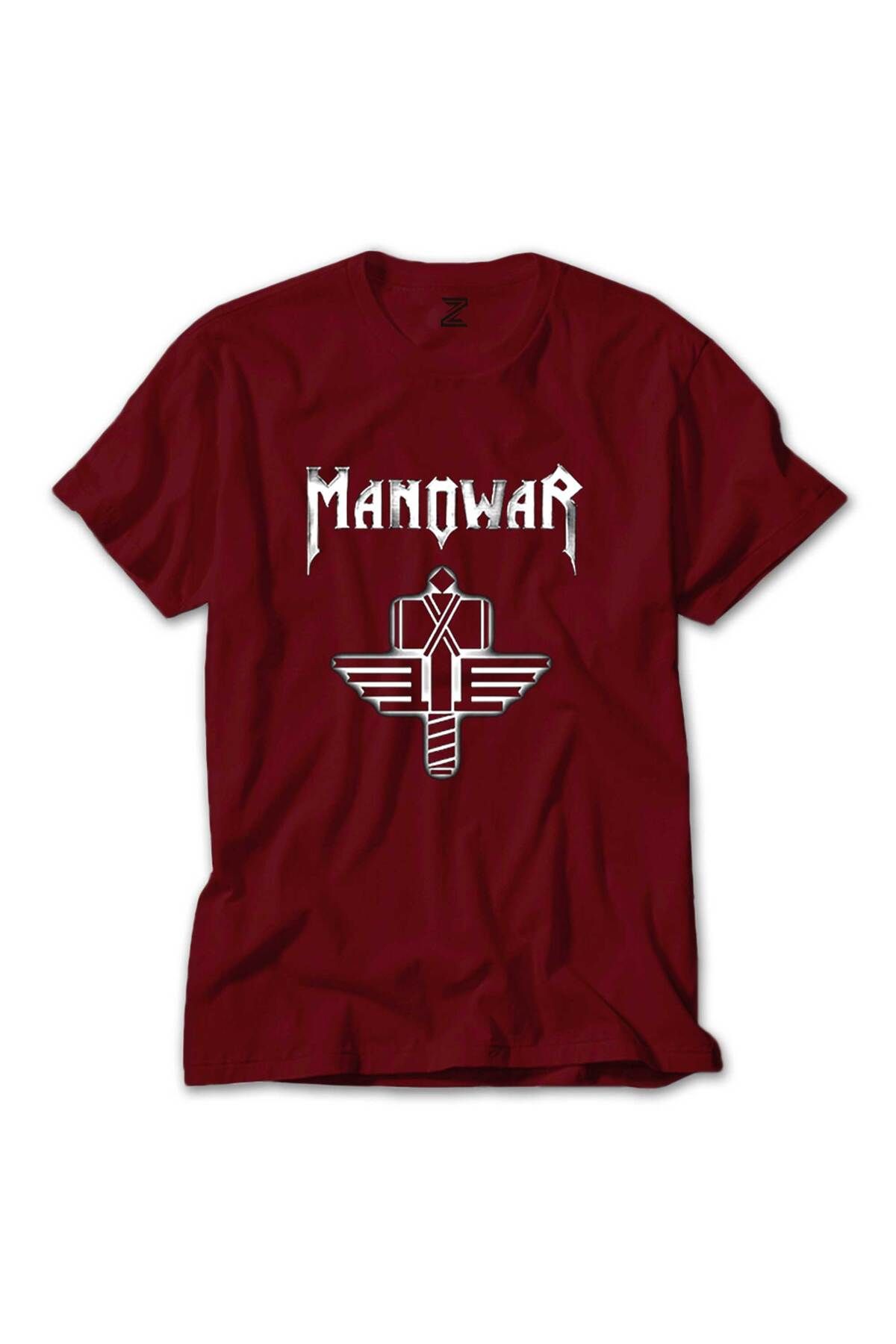 WAKHA Manowar Sign of the Hammer Neon Kırmızı Tişört