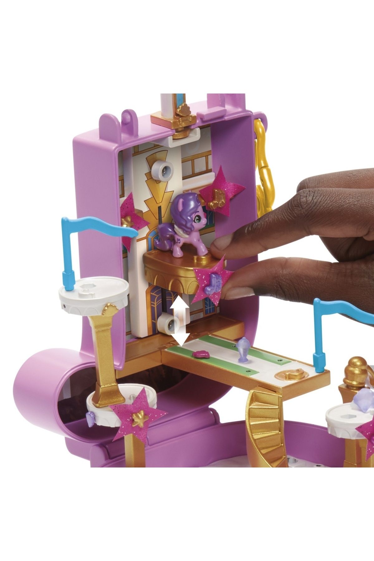 Hasbro-MY LITTLE PONY MINI WORLD MAGIC SET DE JOACA COMPACT CREATION ZEPHYR HEGHTS 4