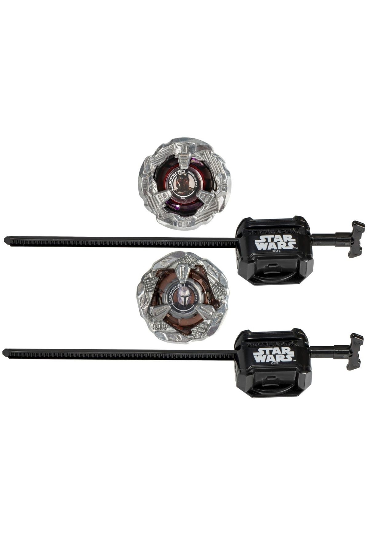 Hasbro-BEYBLADE X STAR WARS PACHET DUO THE MANDALORIAN 3-60F SI MOFF GIDEON 3-80N 2