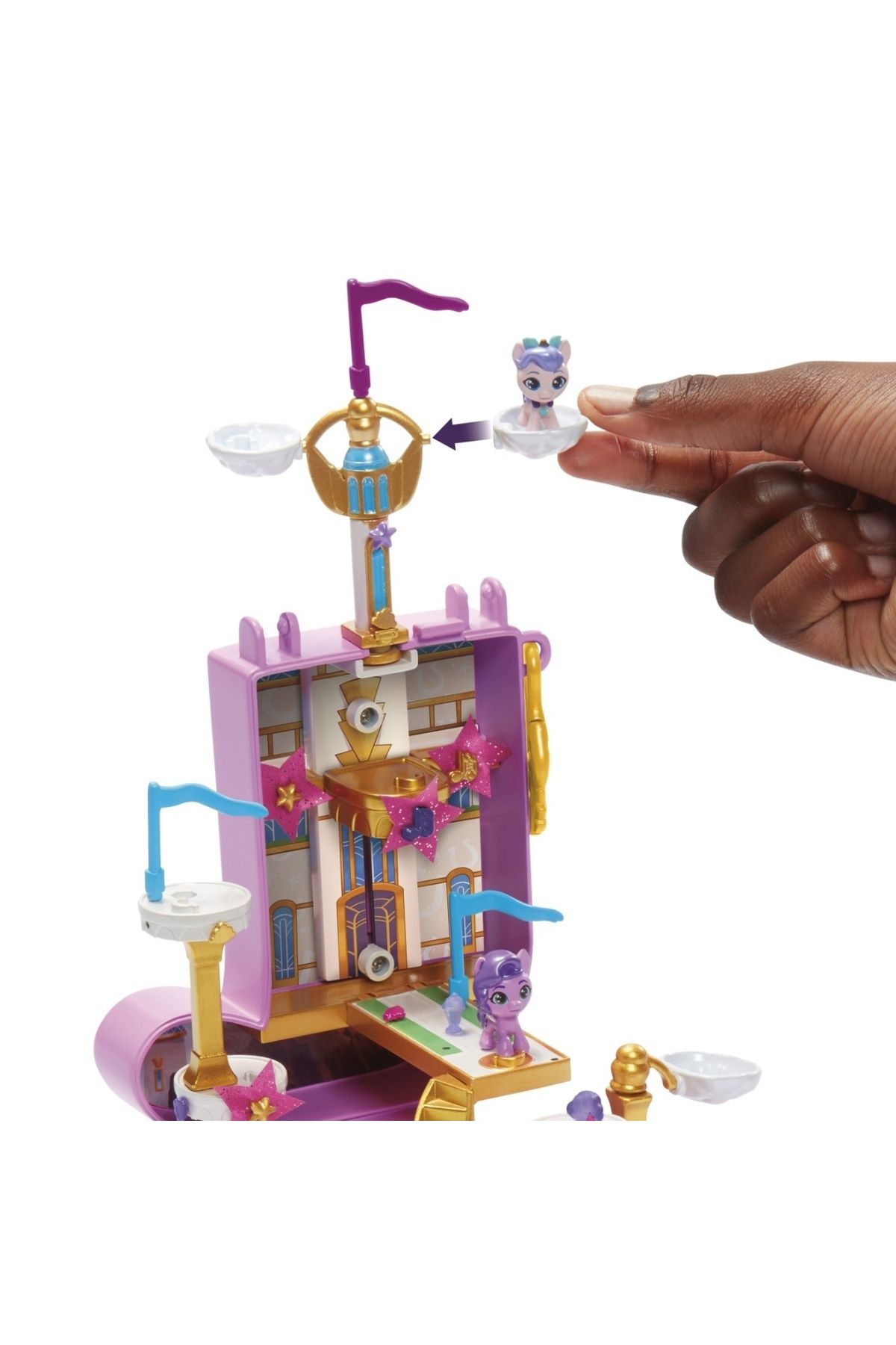 Hasbro-MY LITTLE PONY MINI WORLD MAGIC SET DE JOACA COMPACT CREATION ZEPHYR HEGHTS 3