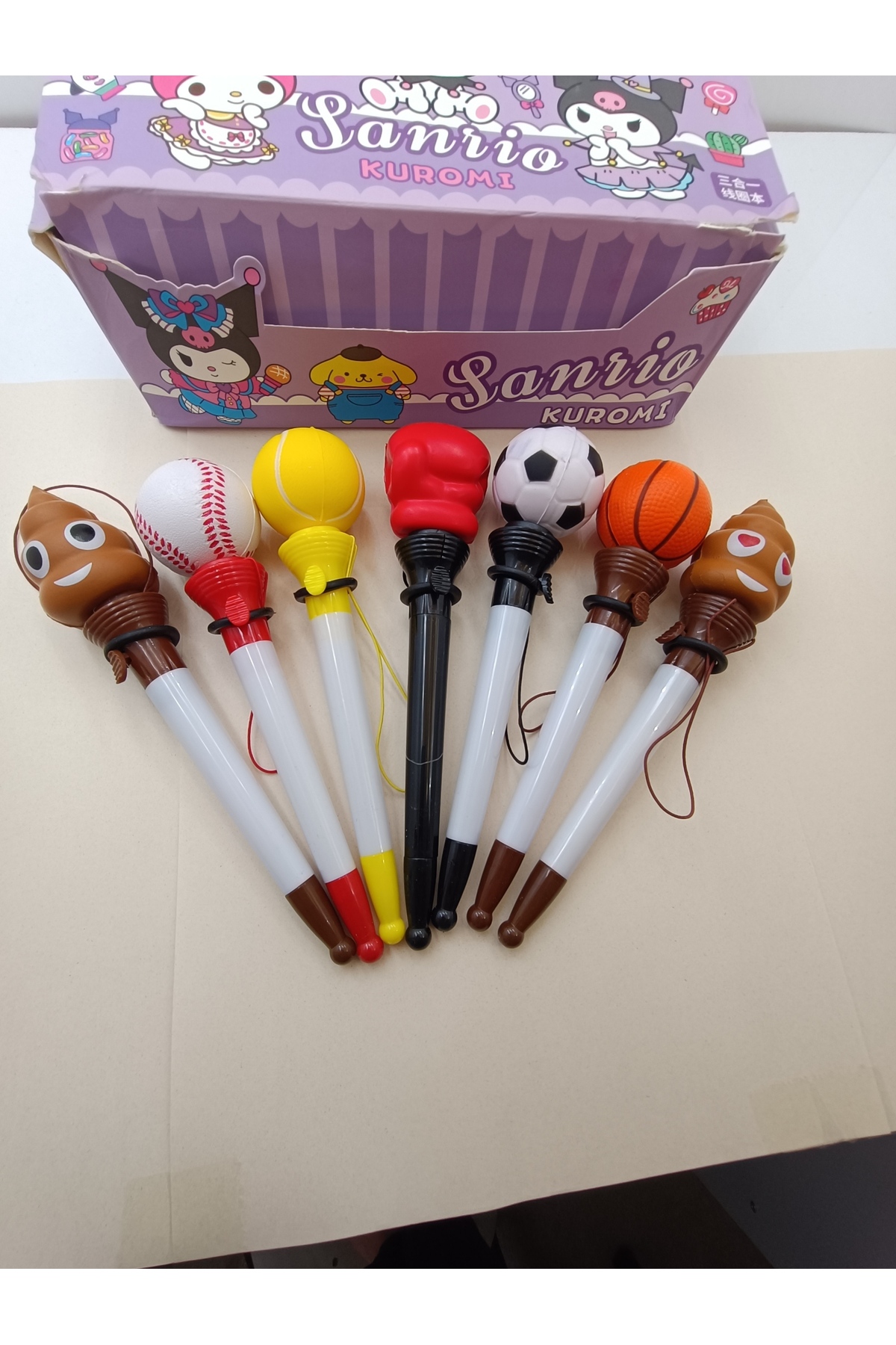 Meyra Accessories boks sukuşi başlıklı oyuncaklı tükenmez kalem