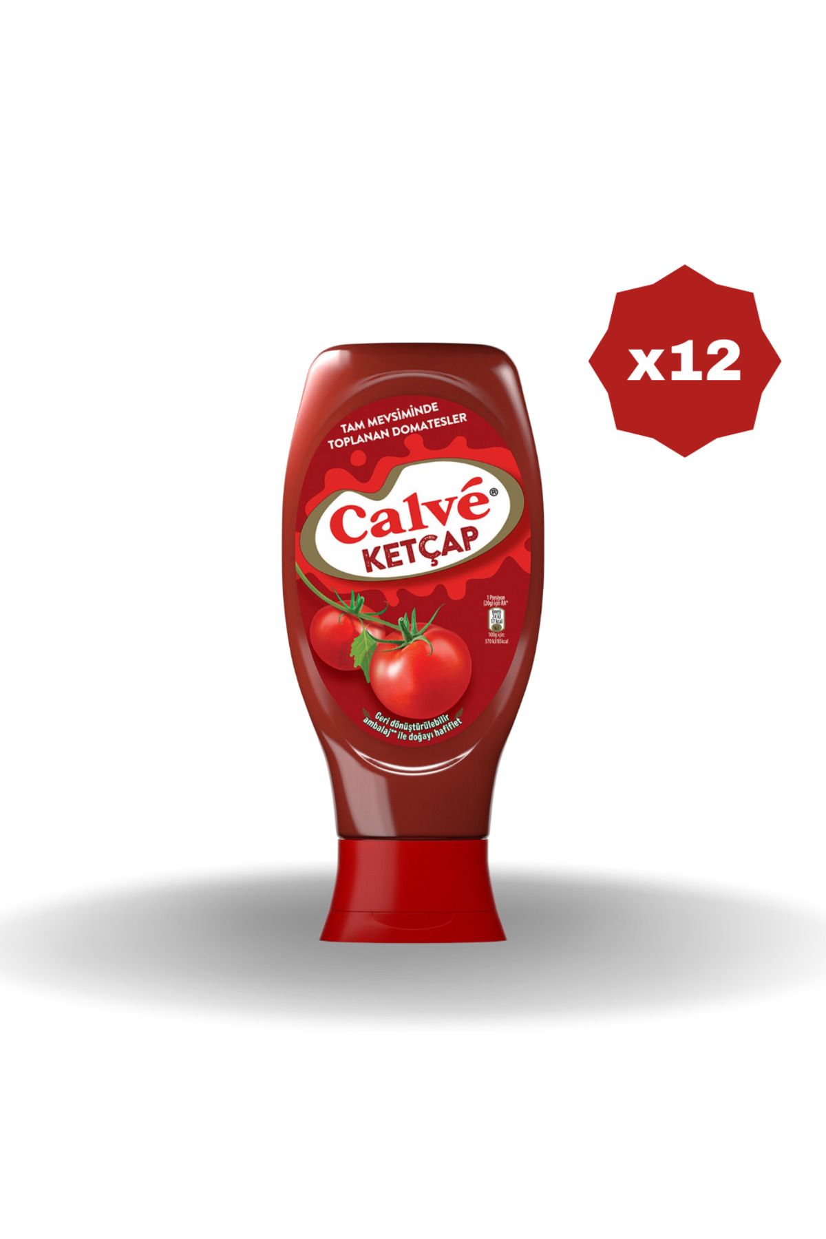 Calve ACISIZ KETÇAP 400 GR - (12 ADET)