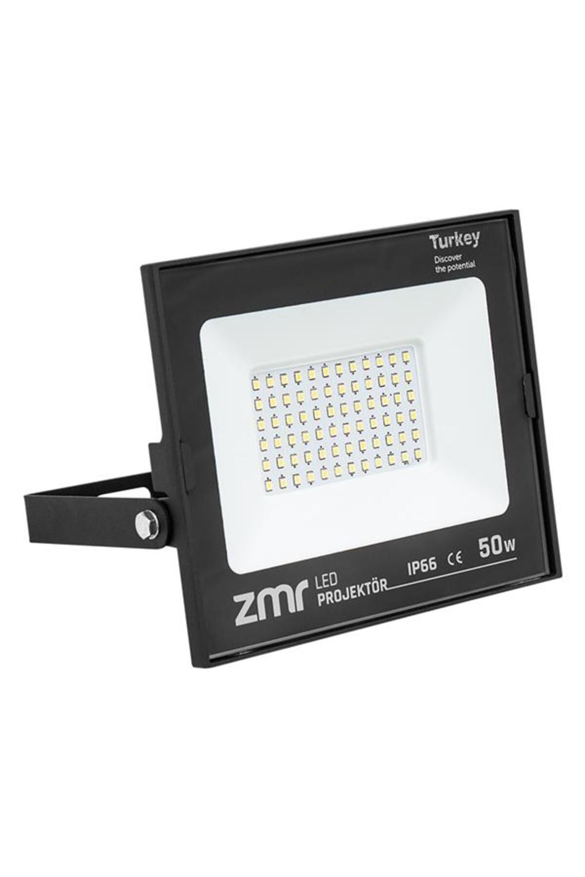 Genel Markalar 302/s 50 Watt - 220 Volt 6500k Ip66 150* Işık Açısı Siyah Slim Kasa Led Projektör