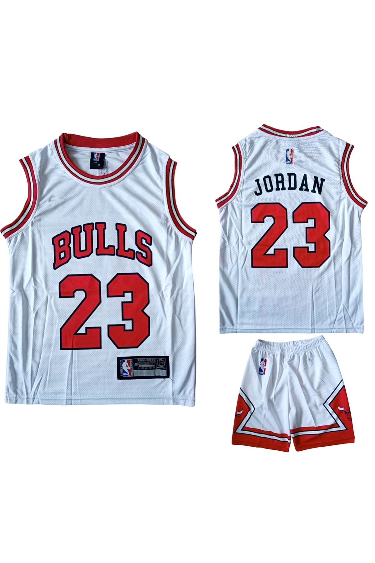 HNsport-Chicago Bulls Michael J. Dětský basketbalový dres a šortky 1