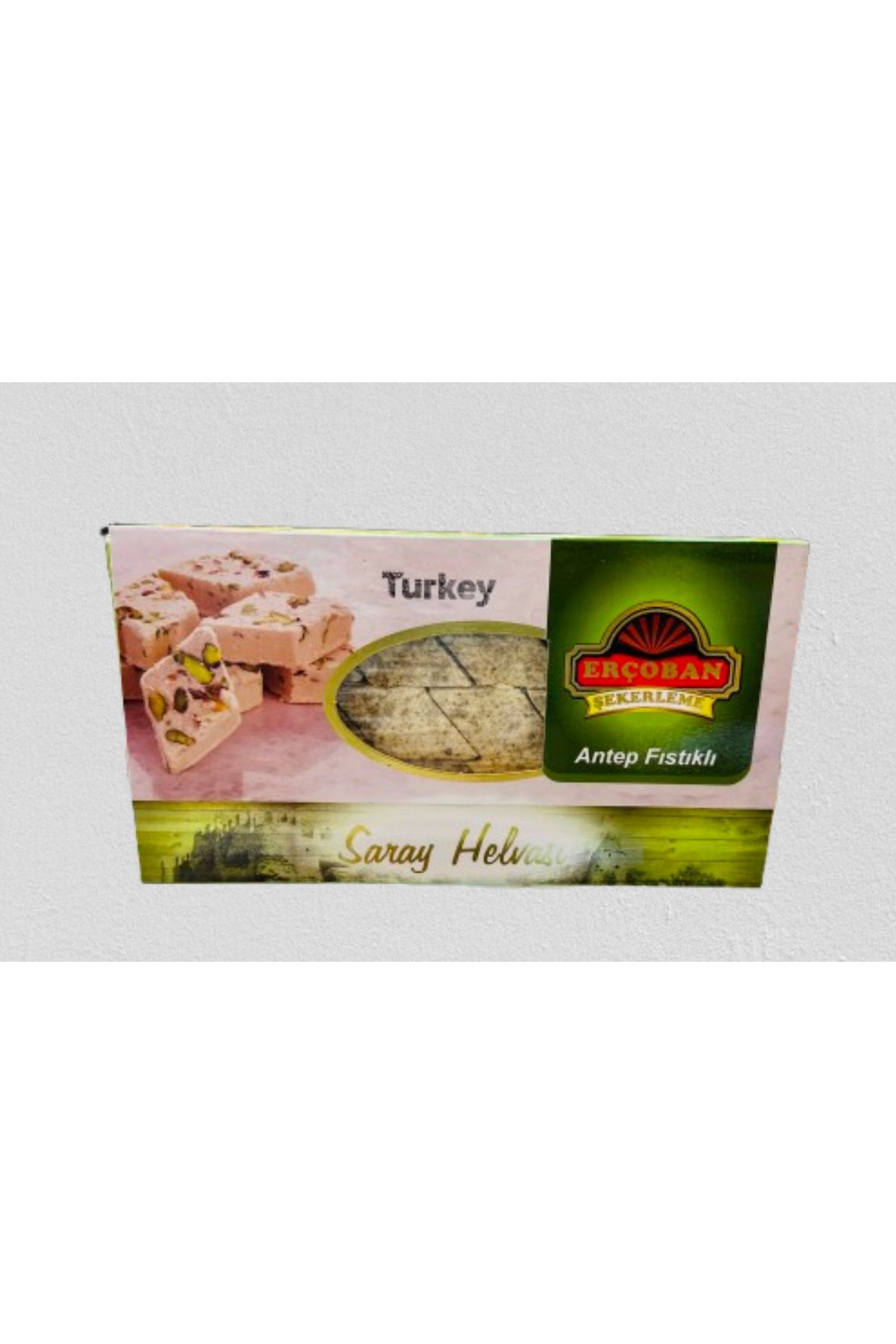 NATUREL Erçoban Antep Fıstıklı Saray Helvası 250g – Krallara Layık Lezzet!