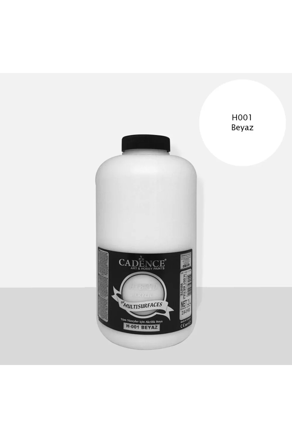 Cadence Hybrıd Akr.multısurfaces H-001 Beyaz 2000 ml