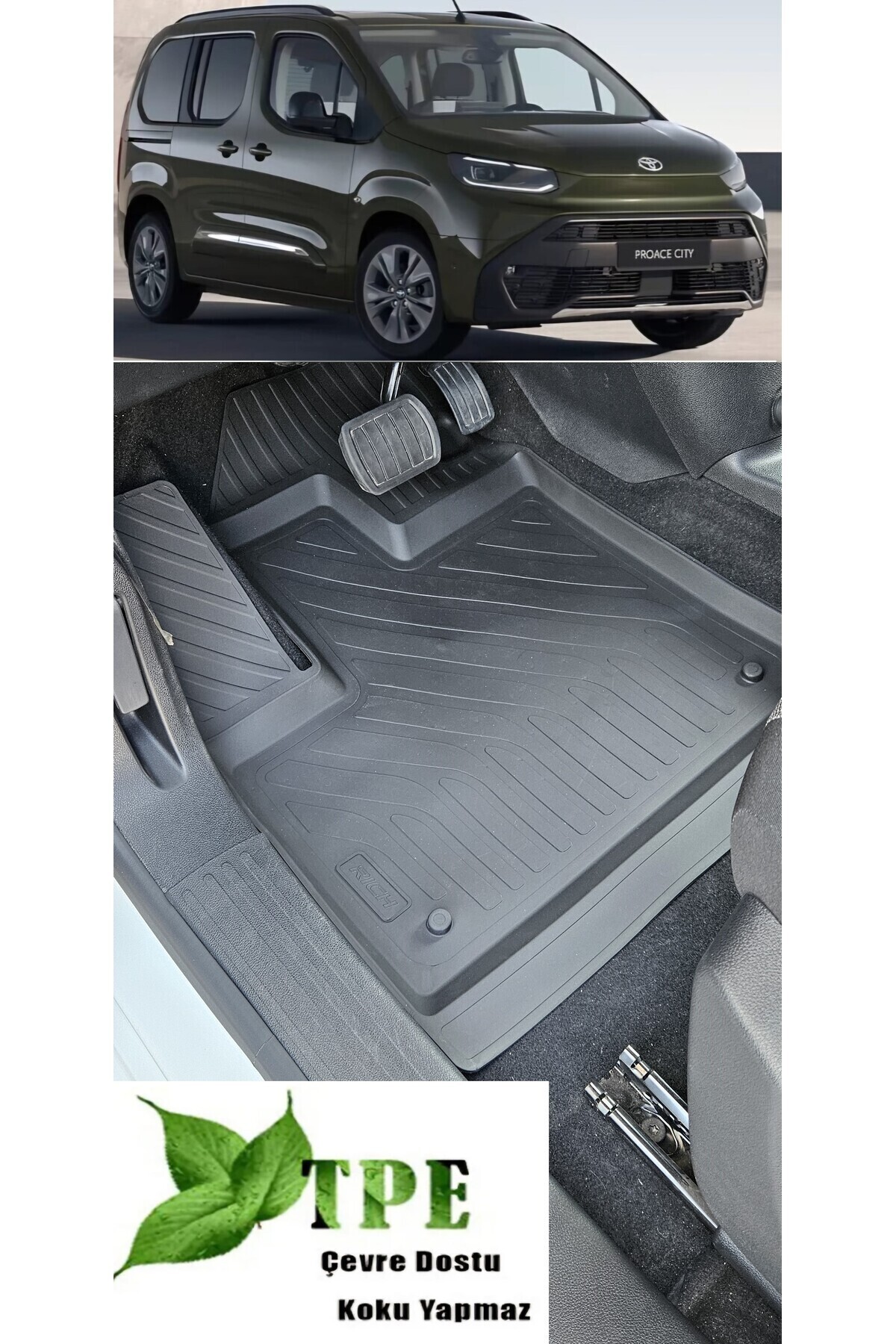 Süsler Oto Aksesuar Rich Otomotiv Toyota Proace City 2019-2024