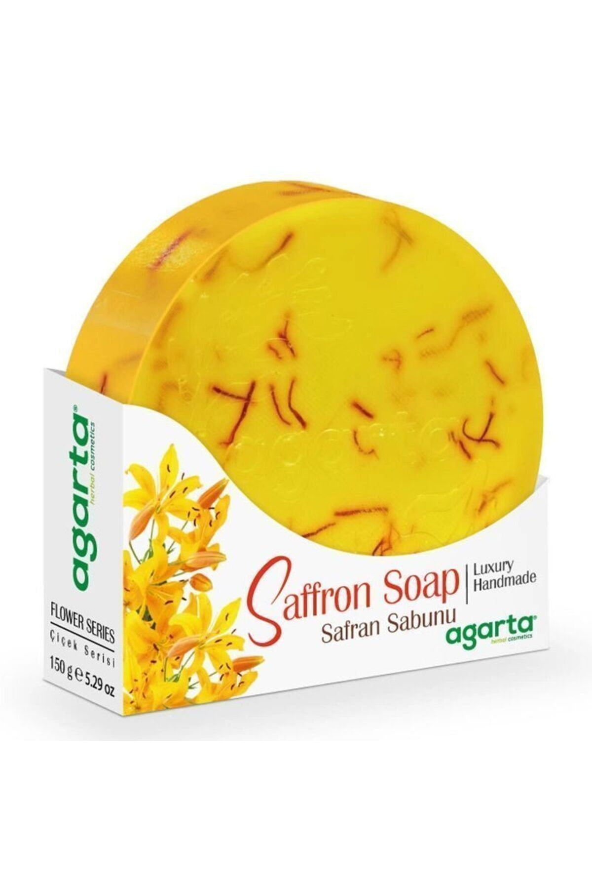 Easy Tedarik-Agarta Flower and Fruit Garden Soap 150 Gr Saffron 1